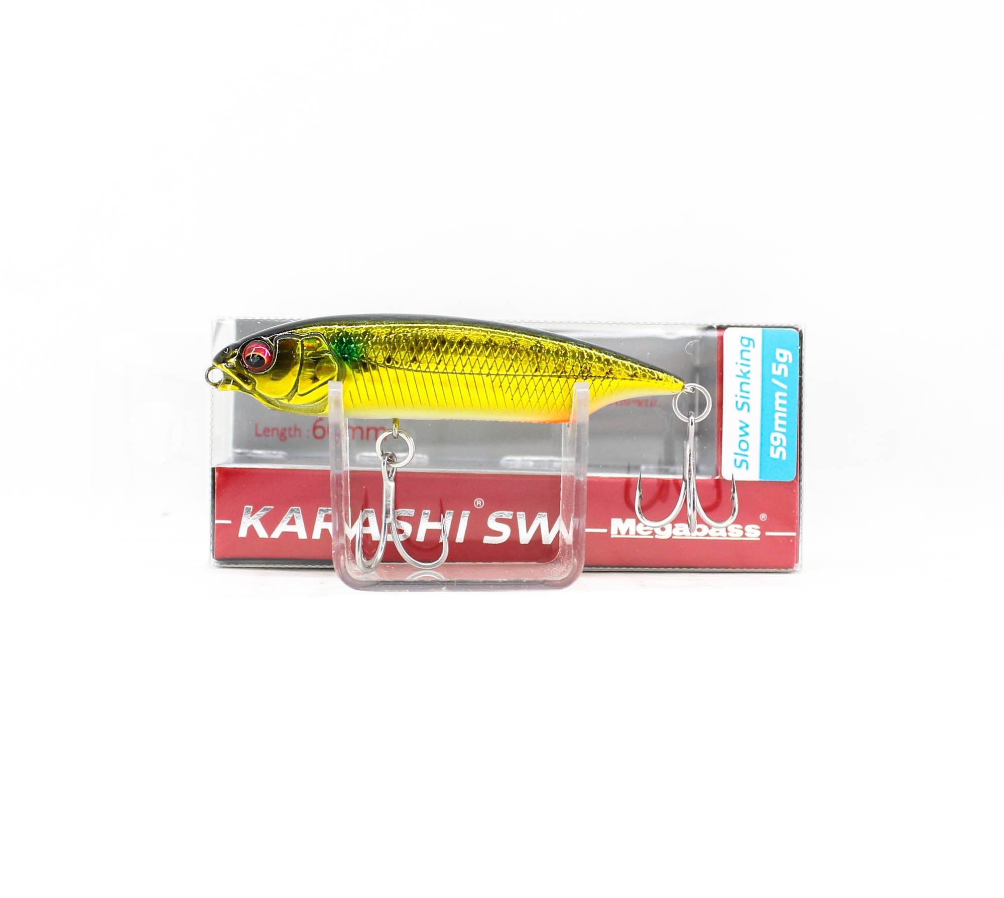 Megabass Karashi SW SS Slow Sinking Lure GG Kinbora (0663)