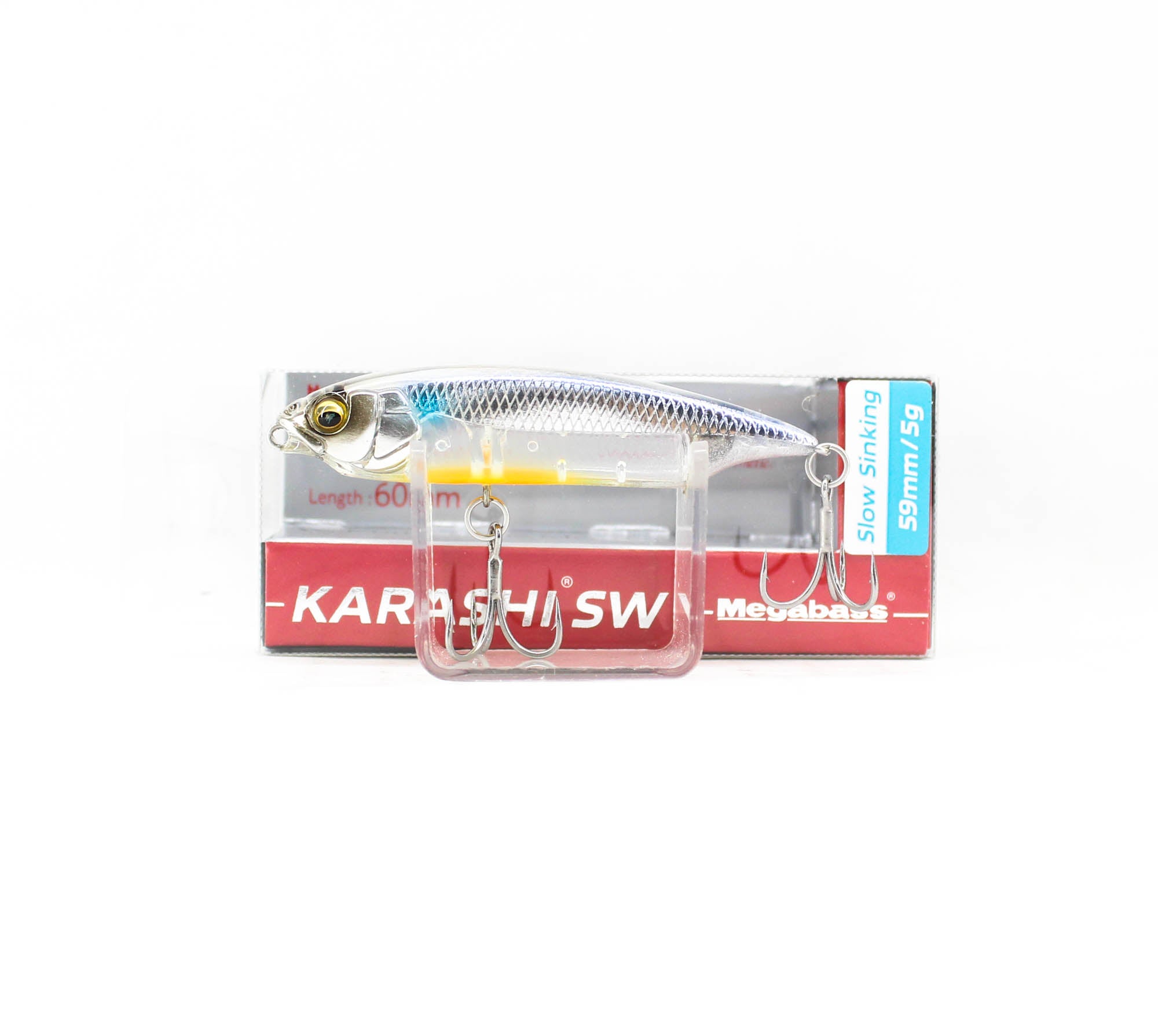 Megabass Karashi SW SS Slow Sinking Lure HT Clear Inakko (0694)