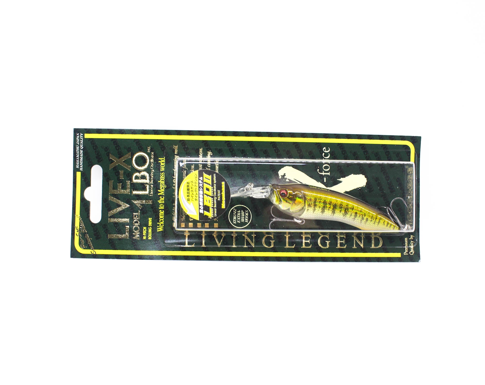 Megabass Live-X Model 1 74 mm 3/8 oz Floating Lure Small Mouth Bass (0977)