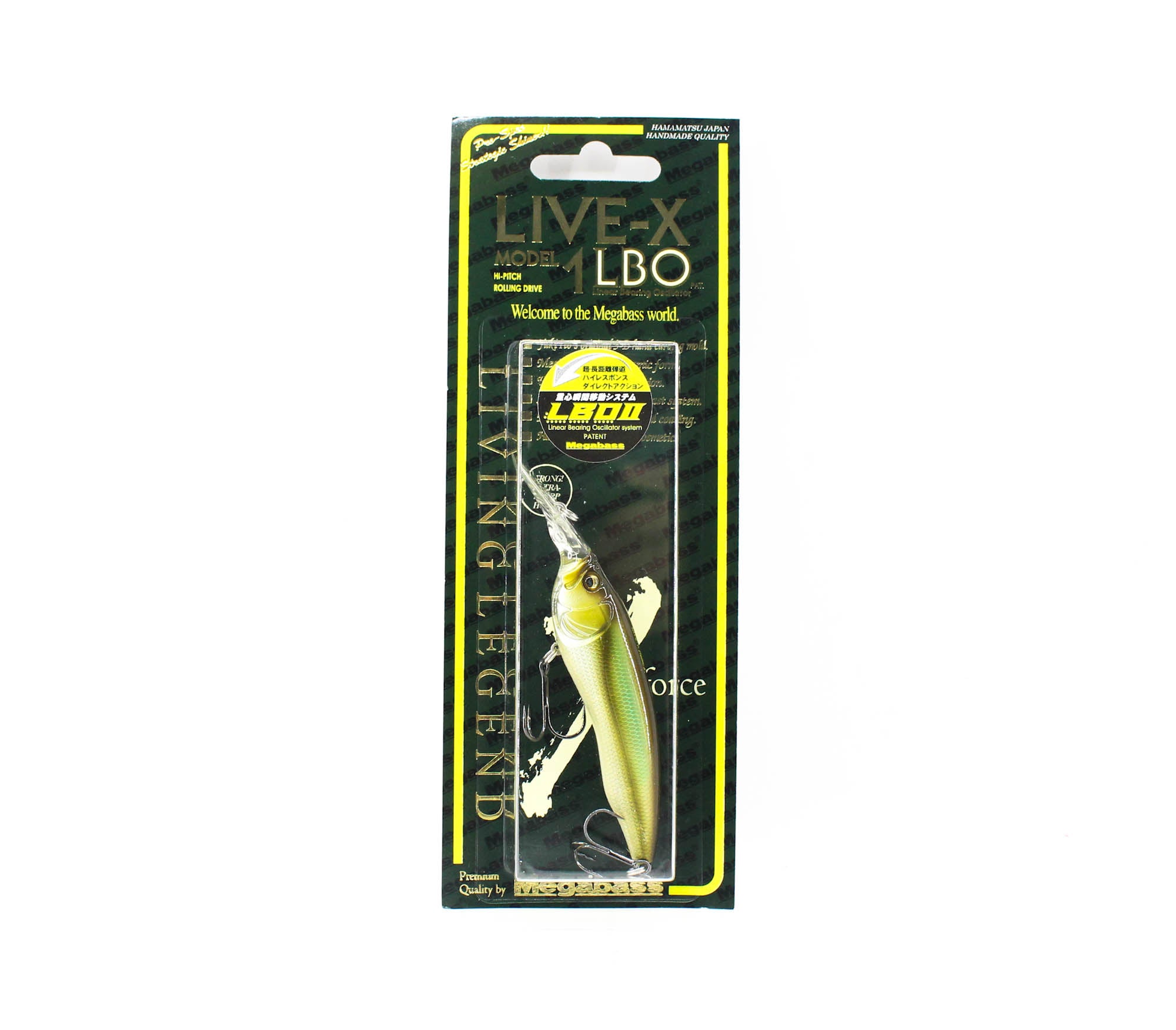 Megabass Live-X Model 1 74 mm 3/8 oz Floating Lure PM Honmoroko (1011)