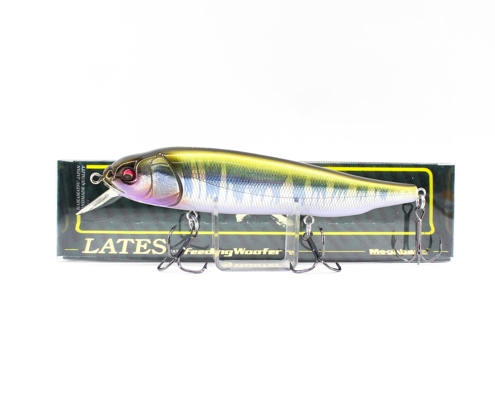 Megabass Lates Feeding Woofer 120mm Floating Lure GG Hasu Red Eye (1622)
