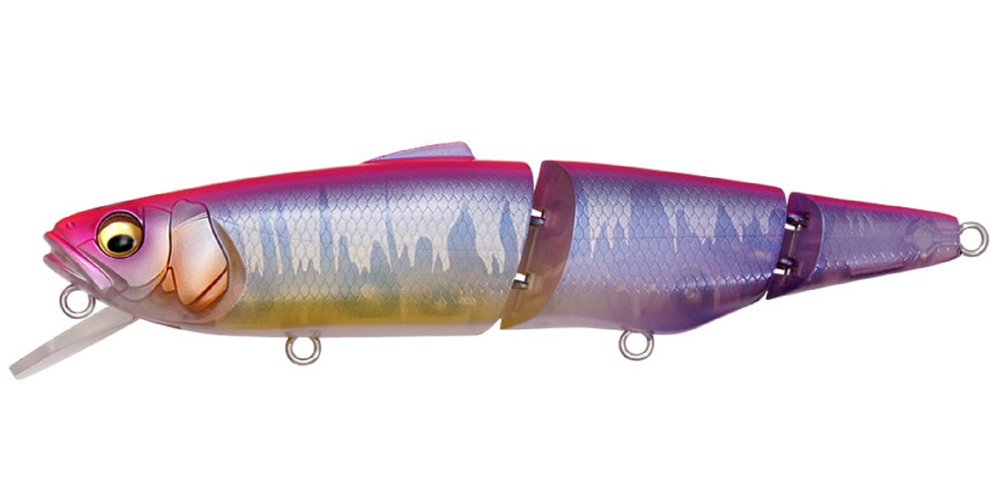 Megabass Suwitch 137 Jointed Floating Lure Pink Back Flozen Hasu (2216)