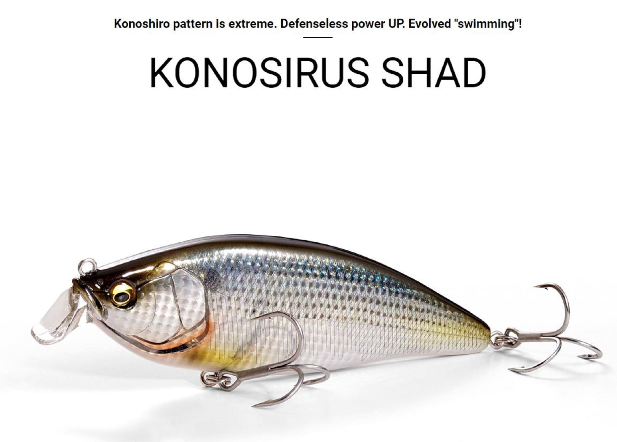 Megabass Konosirus Shad 150 mm 72 grams Floating Lure Chart Head (4630)