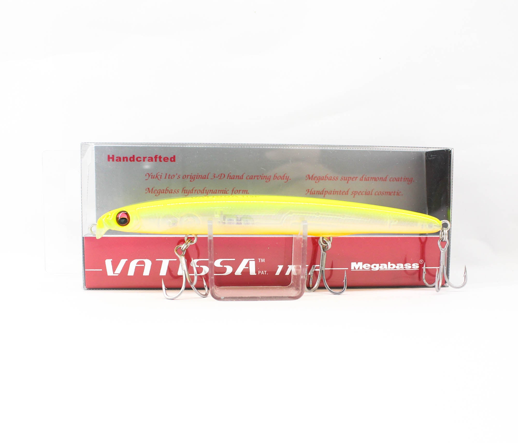 Megabass Vatissa 115F Floating Lure GP Ghost Chart Back (9307)