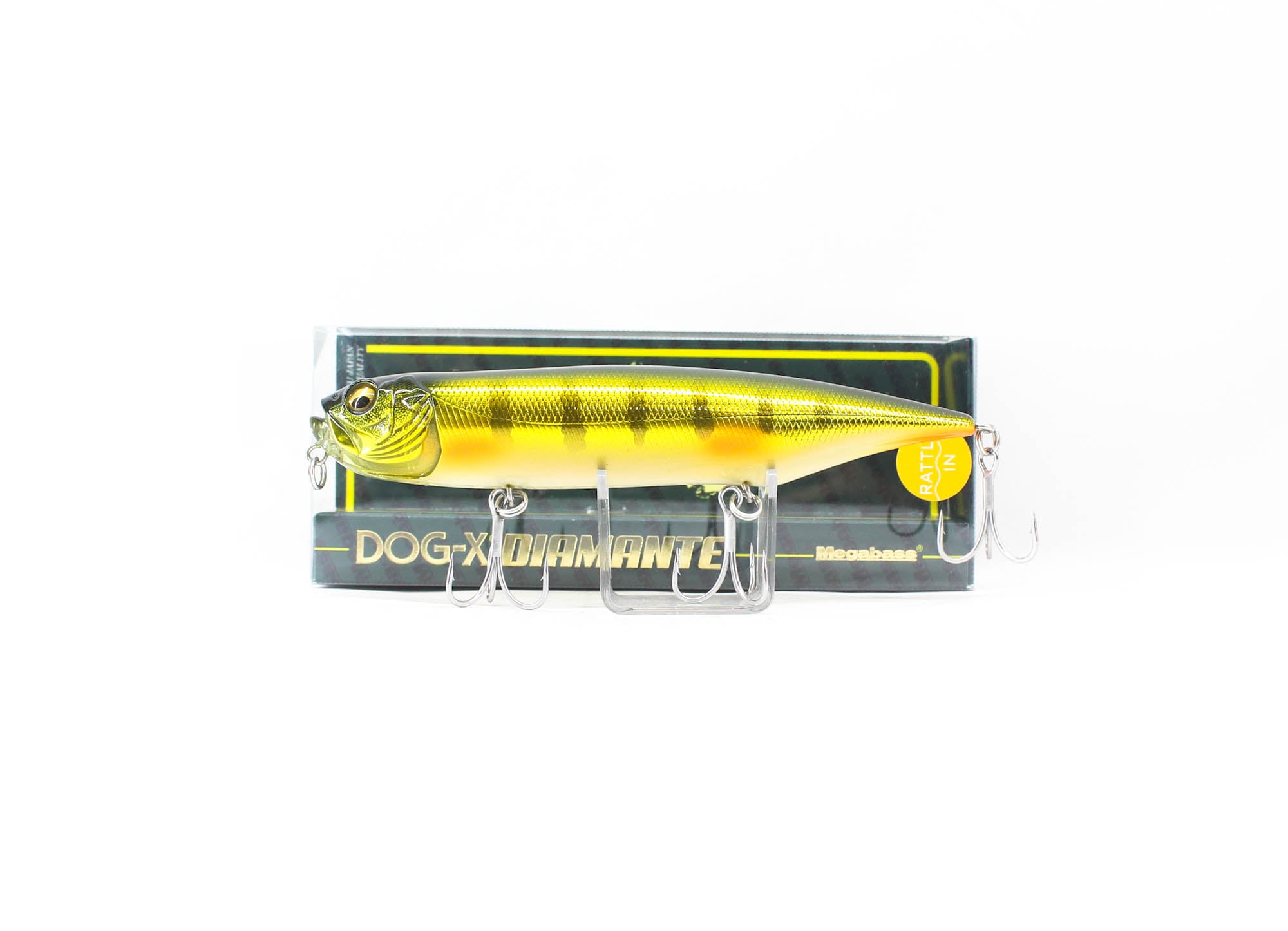 Megabass Dog X Diamante Rattle 120 mm 3/4 oz Floating Lure Peacock (0297)