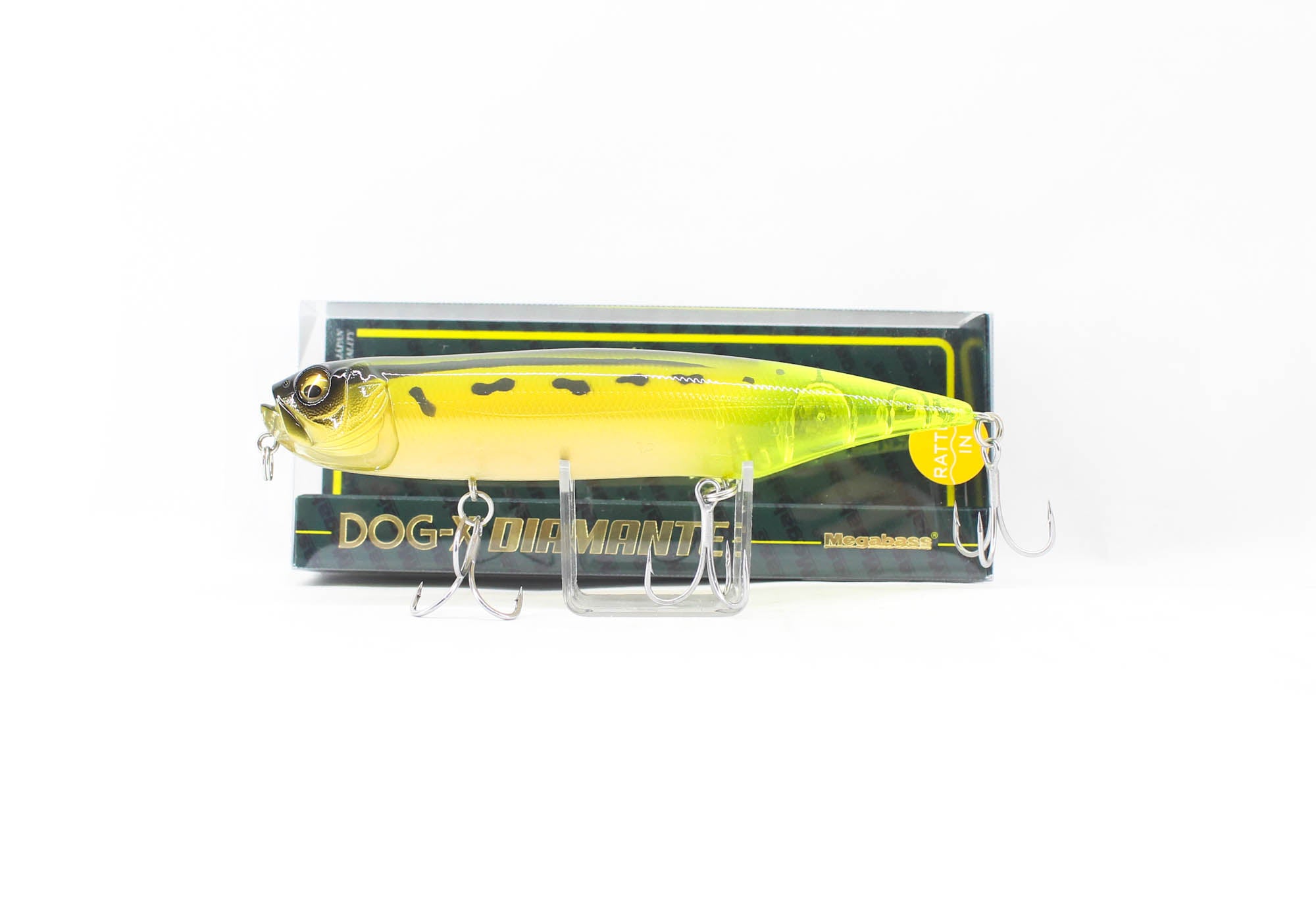 Megabass Dog X Diamante Rattle 120 mm 3/4 oz Floating Lure Frog CCT (0358)