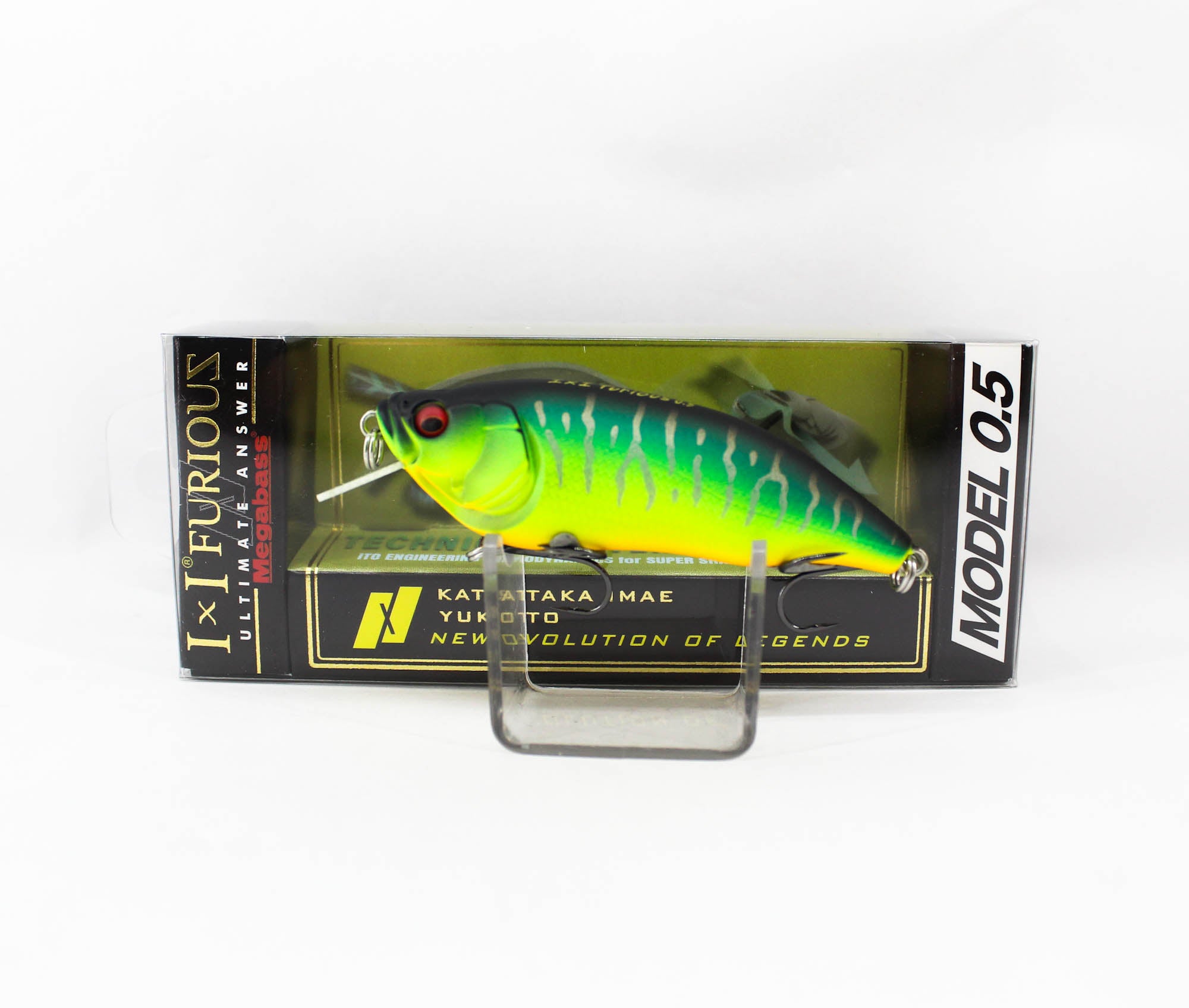 Megabass I X I Furious 0.5 64 mm 1/4 oz Floating Lure Mat Tiger (2284)