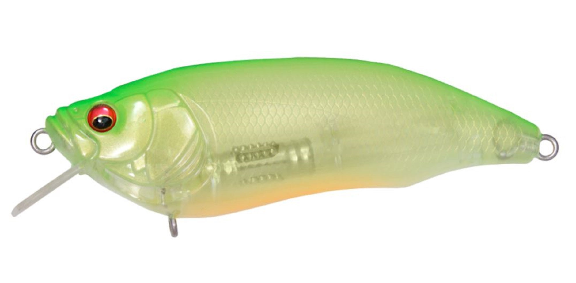 Megabass I X I Furious 0.5 64 mm 1/4 oz Floating Lure Lime Chart (2321)