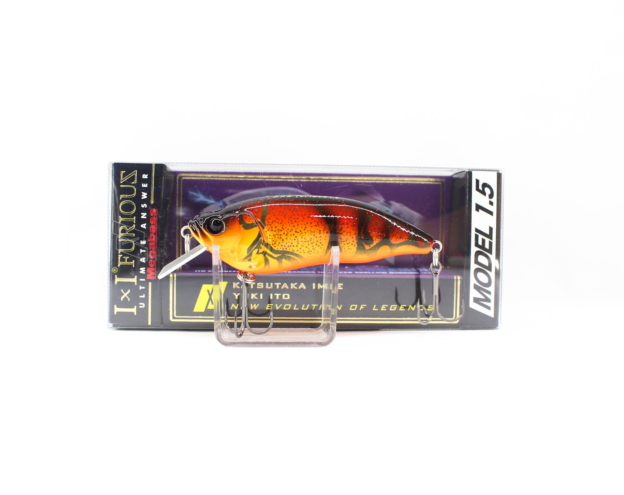 Megabass I X I Furious 1.5 64 mm 1/4 oz Floating Lure Wild Craw (2475)