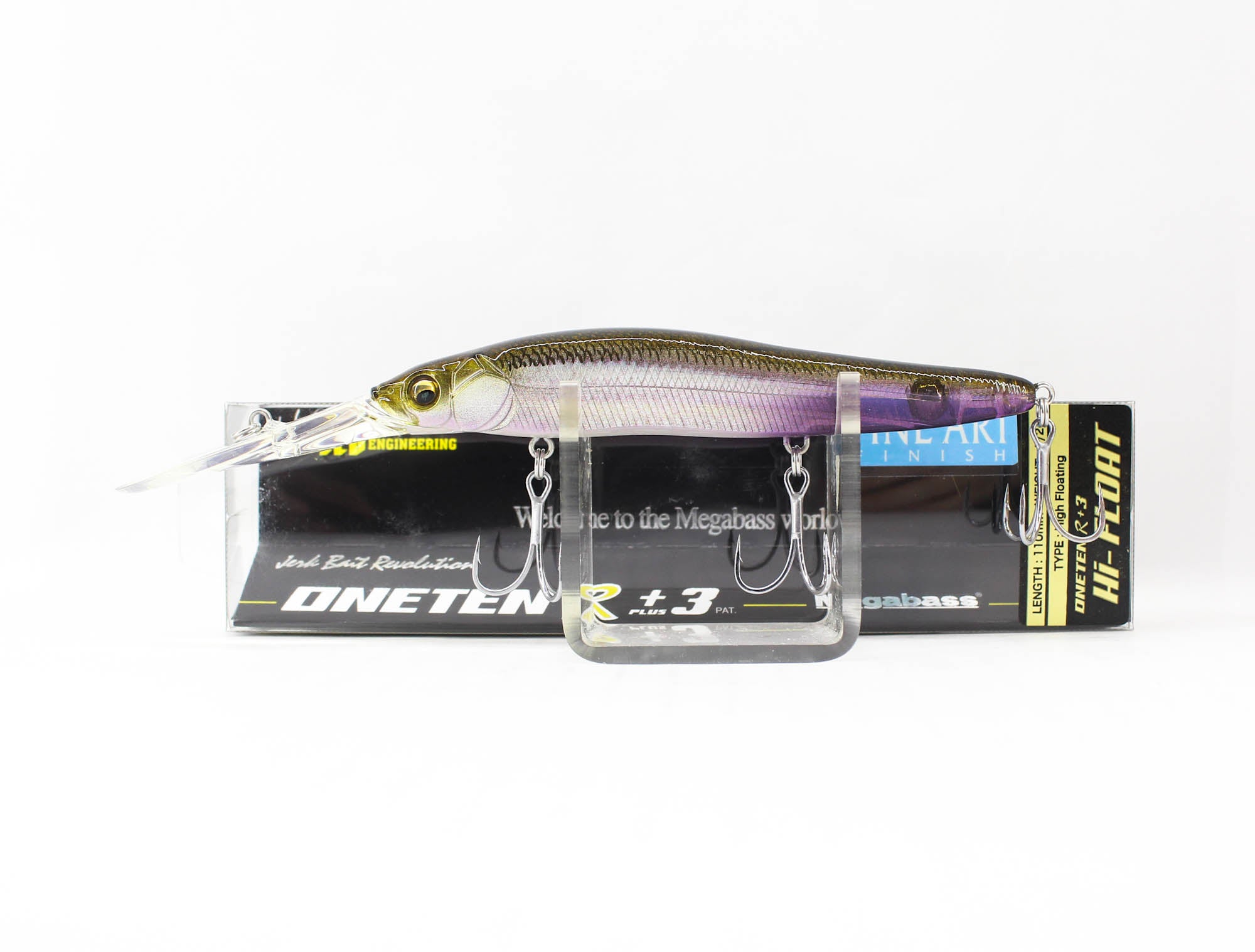 Megabass Vision 110 Oneten R+3 Hi Floating Lure FA Ghost Wakasagi (3014)
