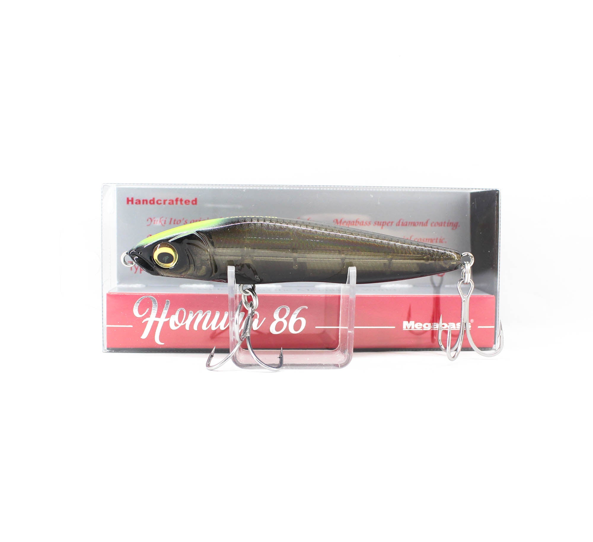 Megabass Homura 86 Sinking Lure Black & Signal (5988)