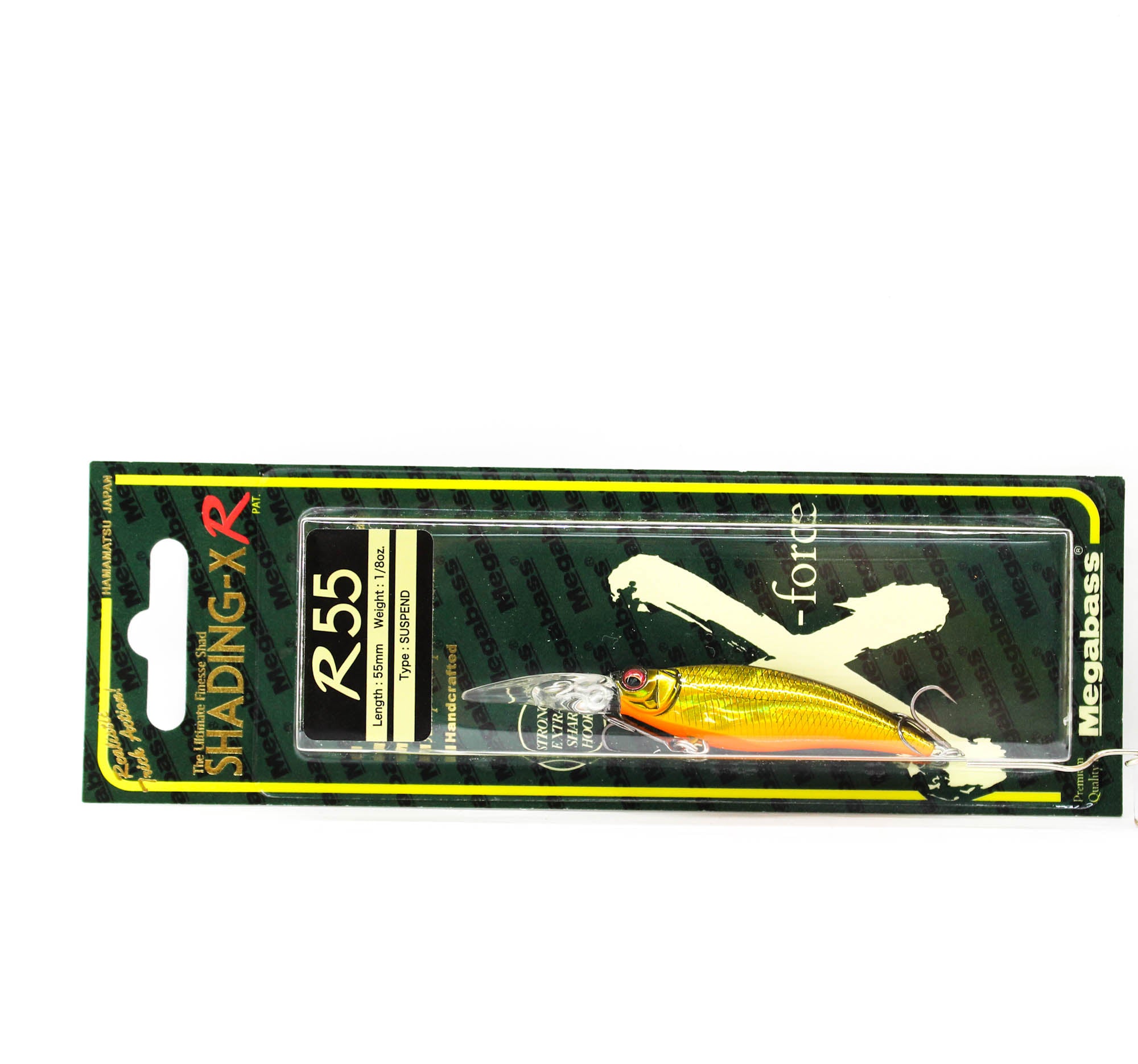 Megabass Shading X 55 R Suspend Lure GG Megabass Kinkuro (8163)