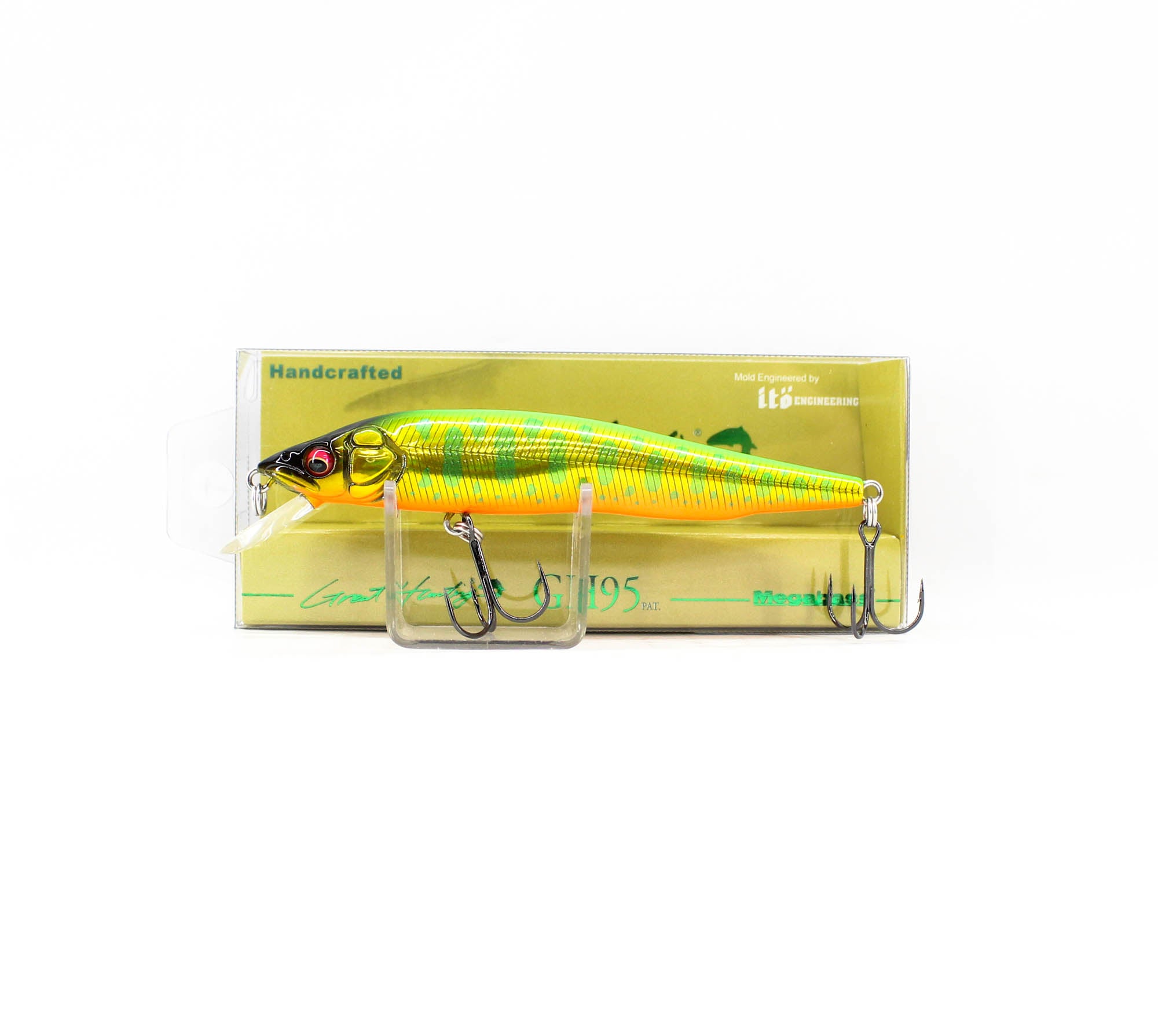 Megabass GH 95 DD Suspend Lure LZ Lime Back Gold OB (9498)