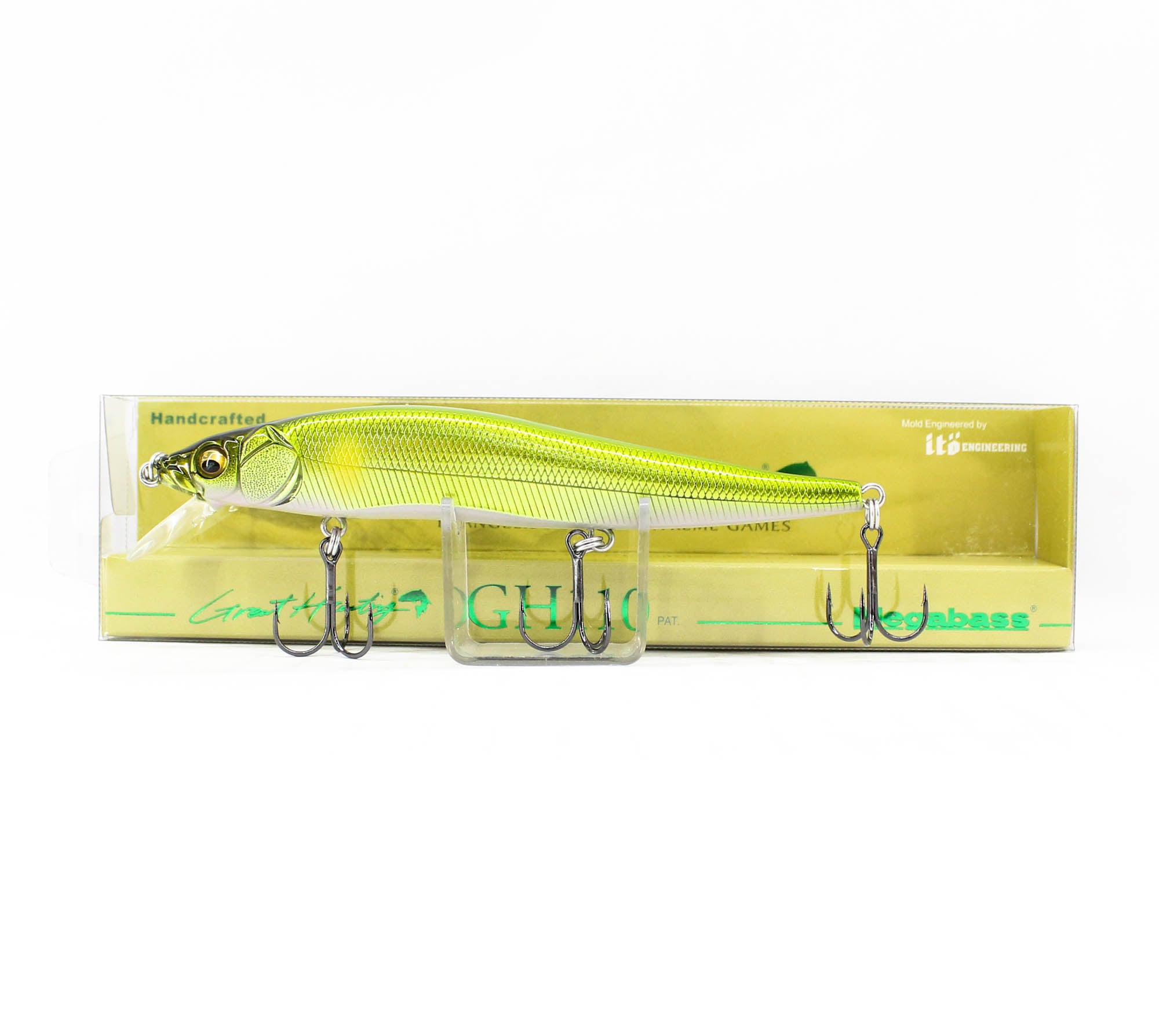 Megabass Great Hunting 110 Floating Lure Shiny Keimura Ayu (9672)