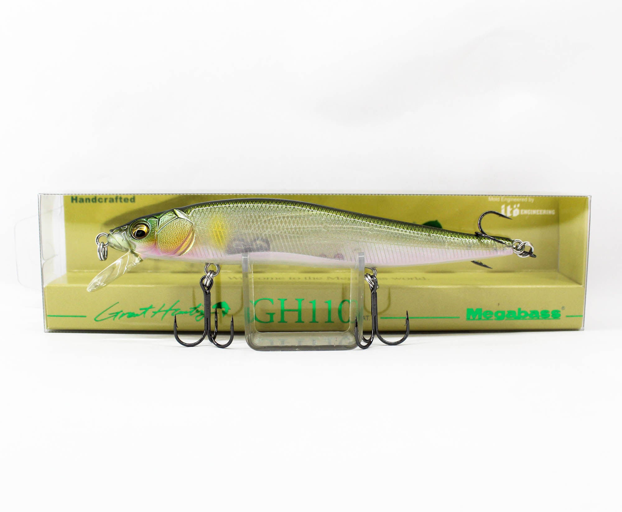 Megabass Great Hunting 110 Floating Lure PM Skelton Ayu (9689)