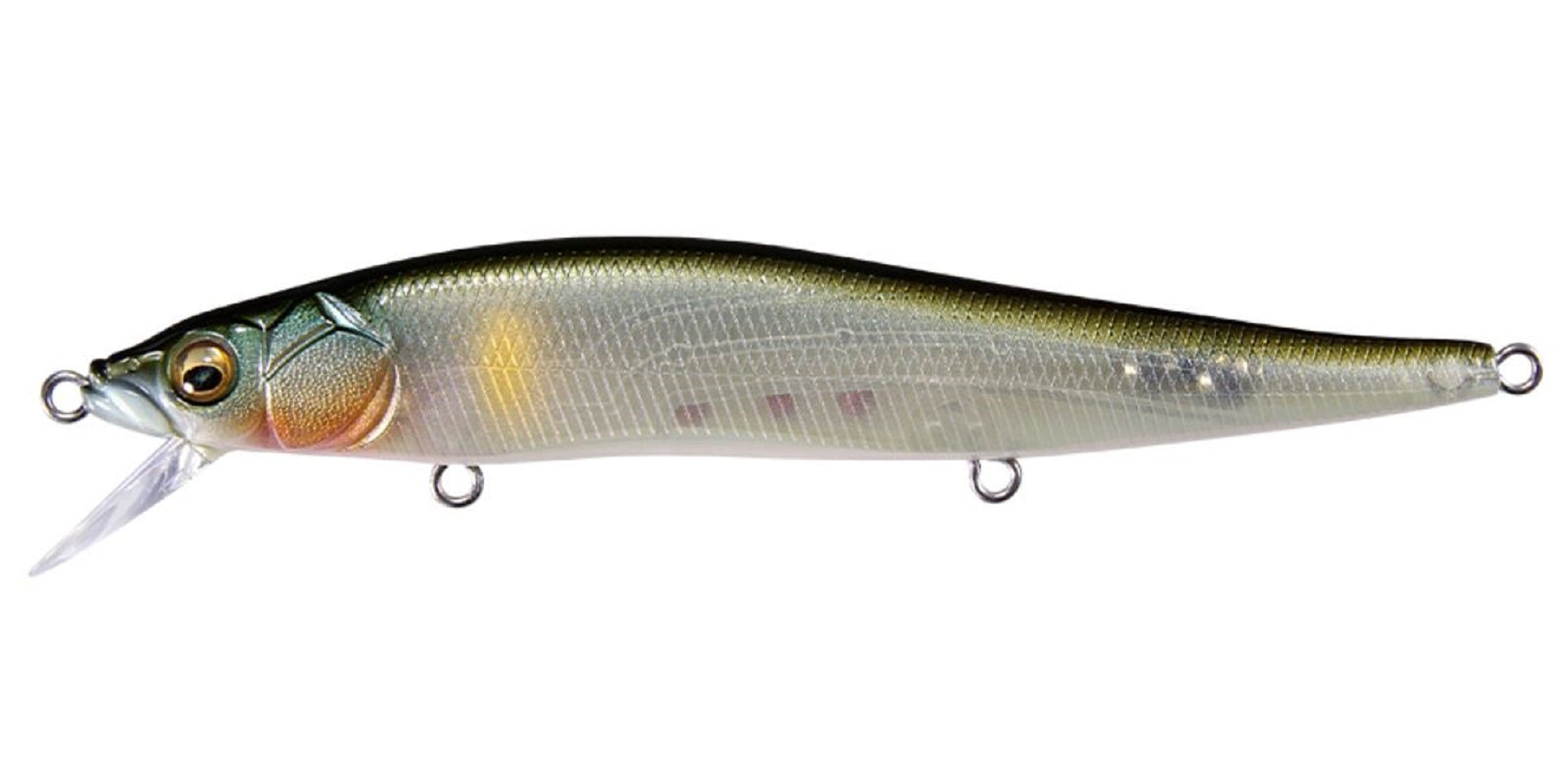Megabass Great Hunting 110 Floating Lure PM Skelton Ayu (9689)