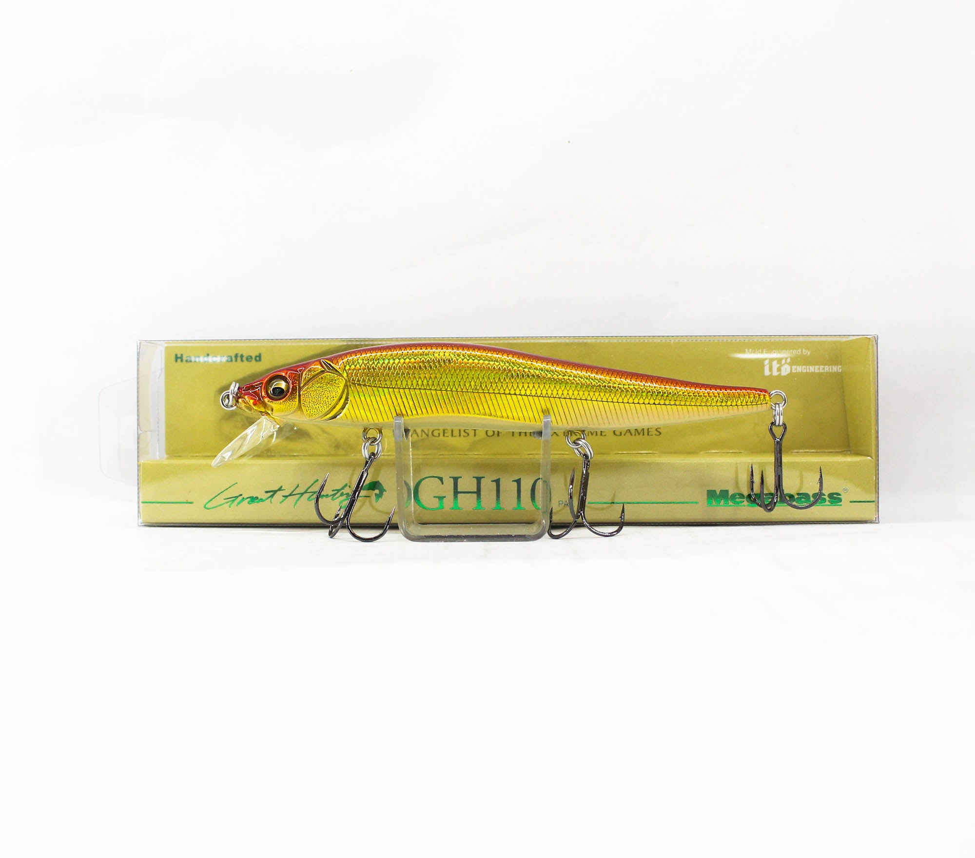Megabass Great Hunting 110 Floating Lure GG Akakin (9719)