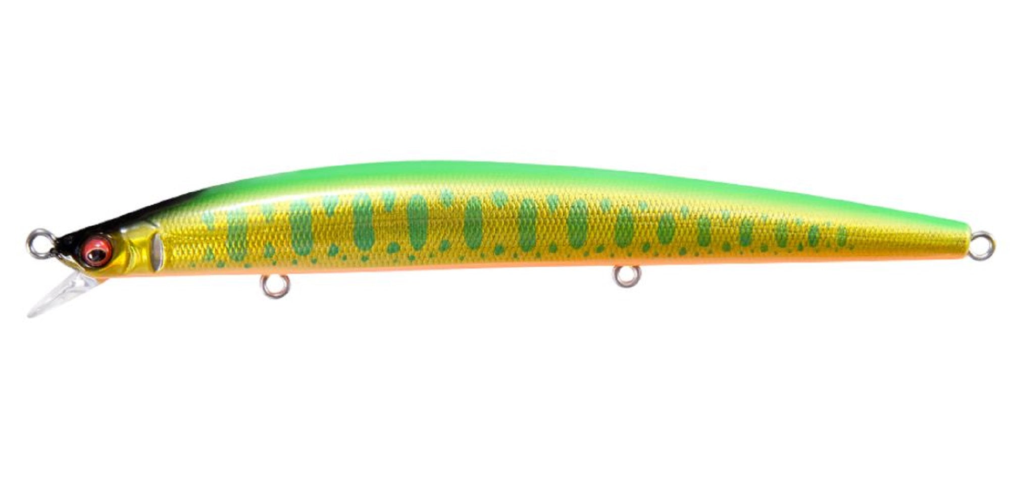 Megabass Great Hunting 120 Floating Lure LZ Lime Back Gold OB (9771)