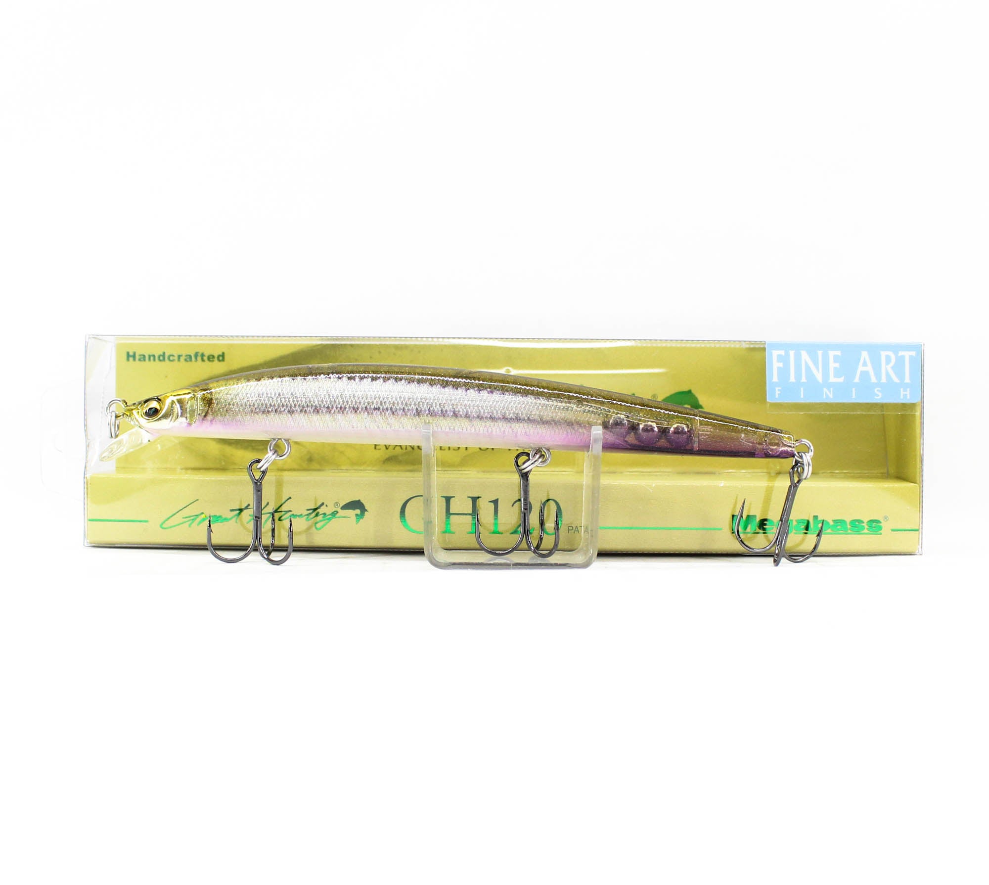 Megabass Great Hunting 120 Floating Lure FA Ghost Wakasagi (9795)