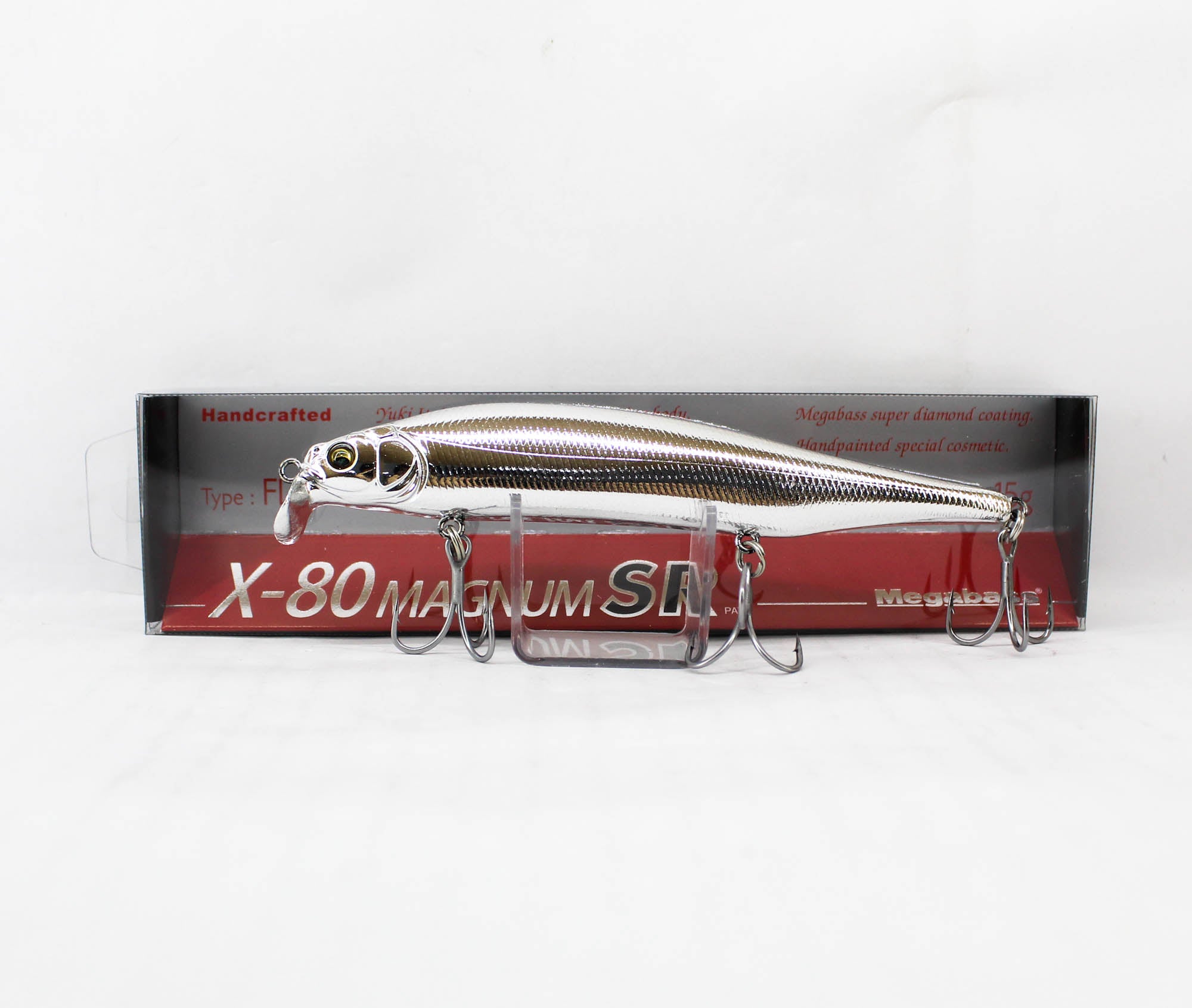Megabass X-80 Magnum SR Floating Lure UV Full Mekki (0272)
