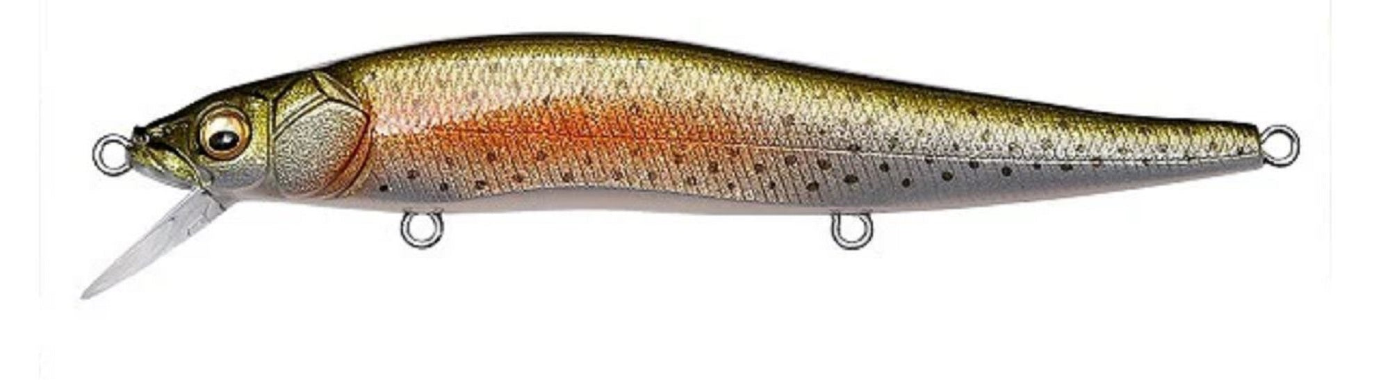 Megabass Vision 110 Oneten Regular Slow Floating Lure GLX Rainbow (0555)