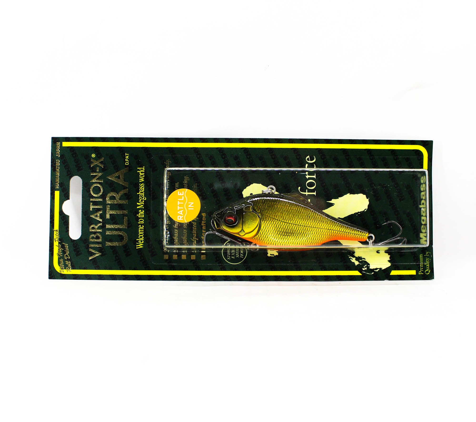 Megabass Vibration-X Ultra Rattle 76 mm 5/8 oz Sinking Lure Kinkuro (1125)