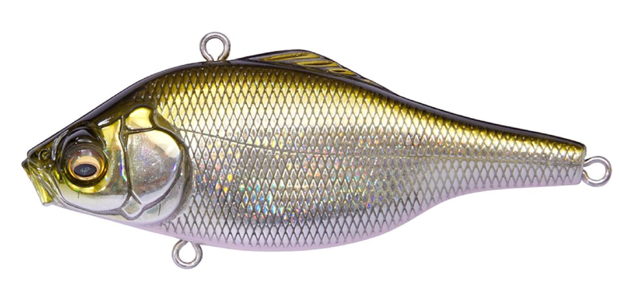 Megabass Vibration-X Ultra Rattle 76 mm 5/8 oz Sinking Lure GG Brill (1156)