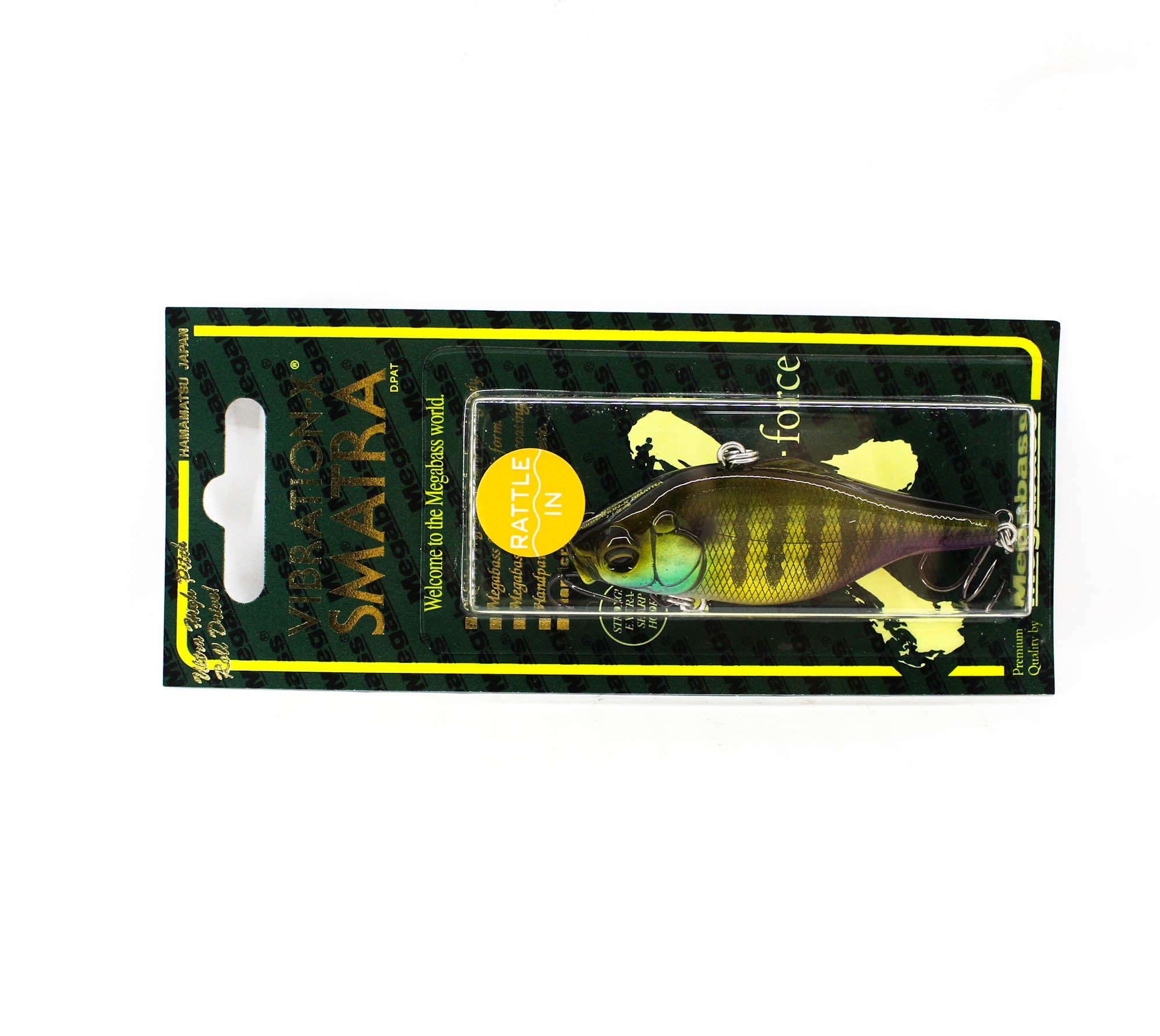 Megabass Vibration-X Smatra Rattle 64.5mm 1/2 oz Sinking Lure GG Tan (1422)