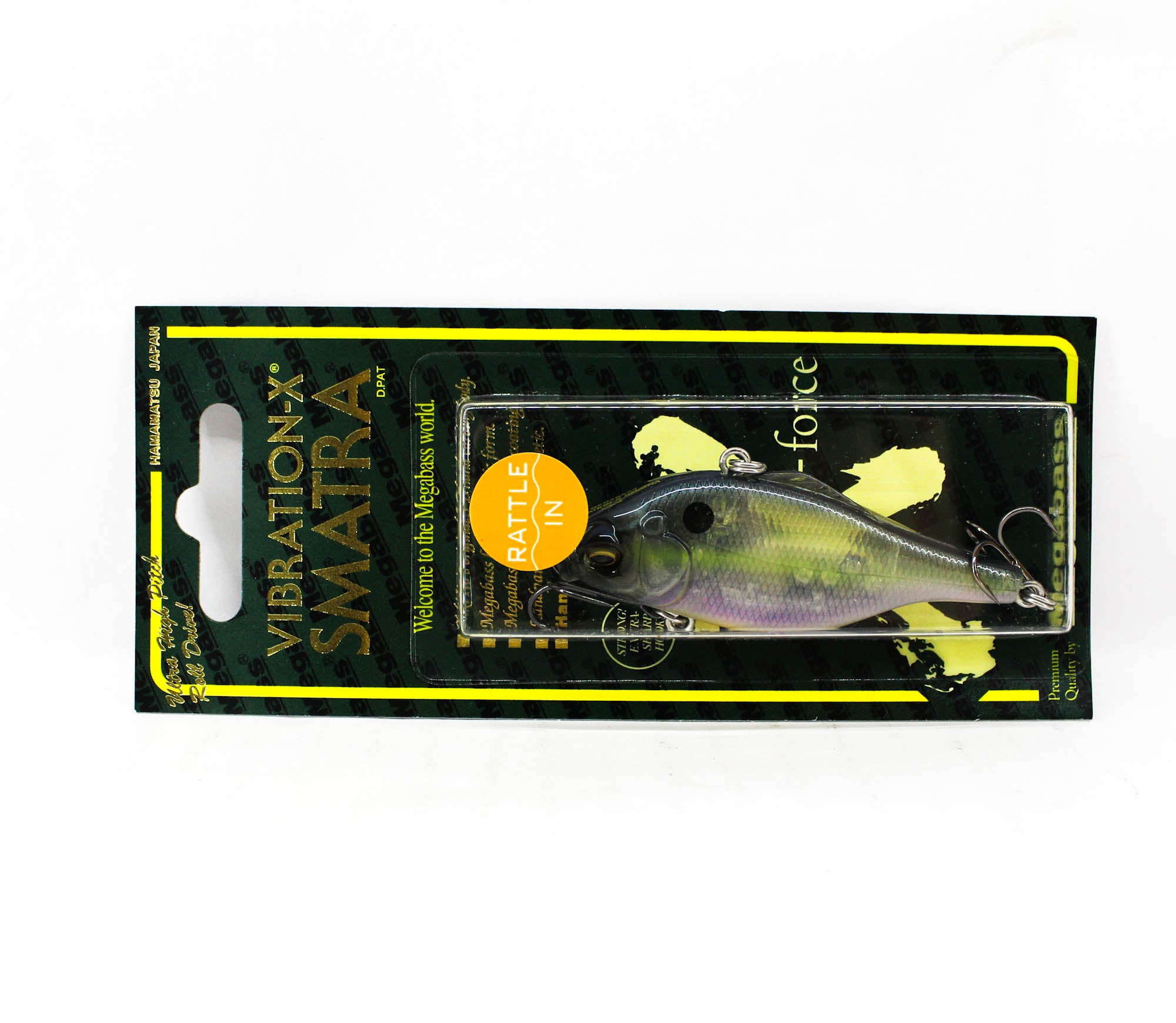 Megabass Vibration-X Smatra Rattle 64.5mm 1/2 oz Sinking Lure GPSexy (1514)