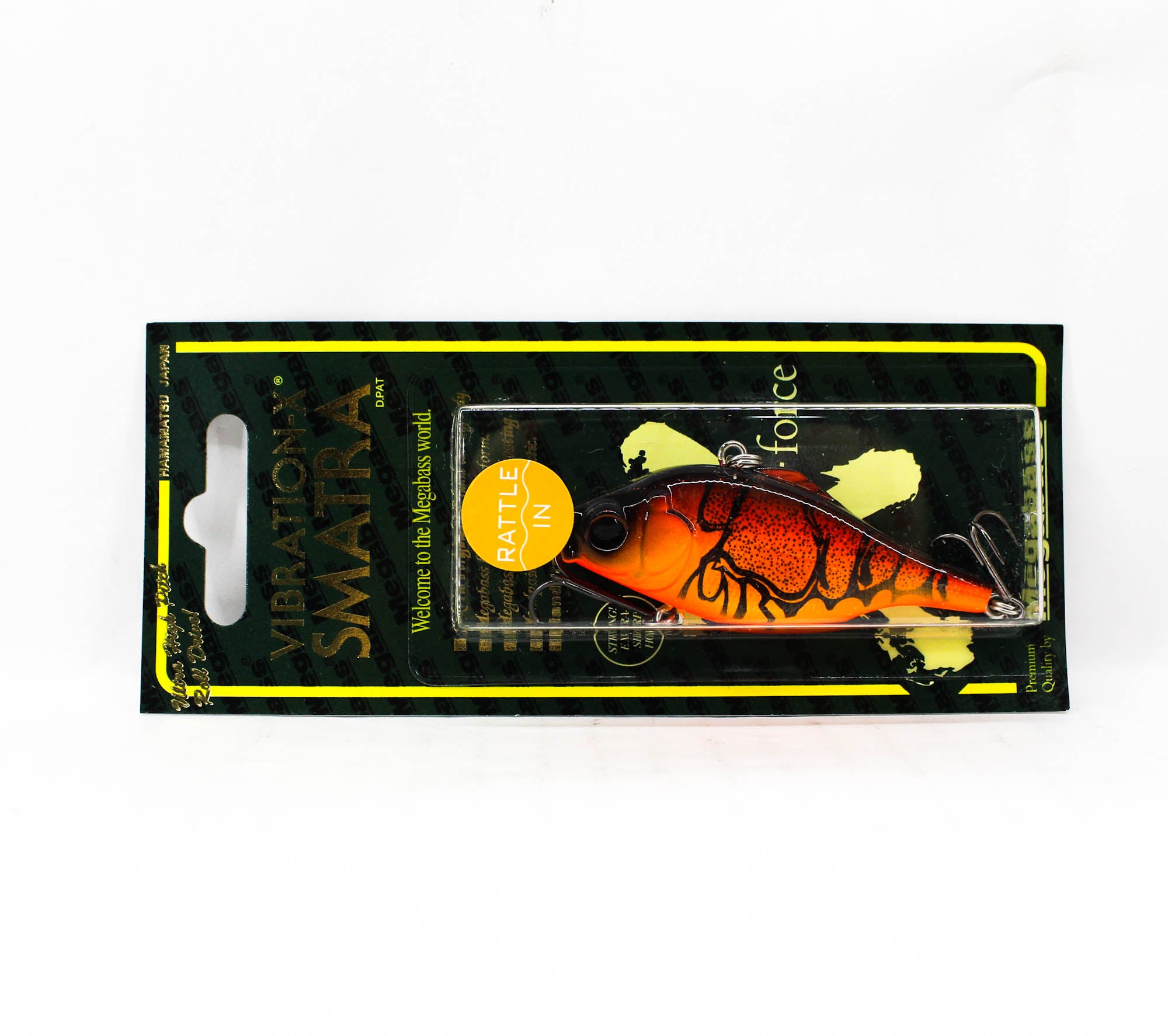 Megabass Vibration-X Smatra Rattle 64.5 mm 1/2 oz Sinking Lure Craw (1521)