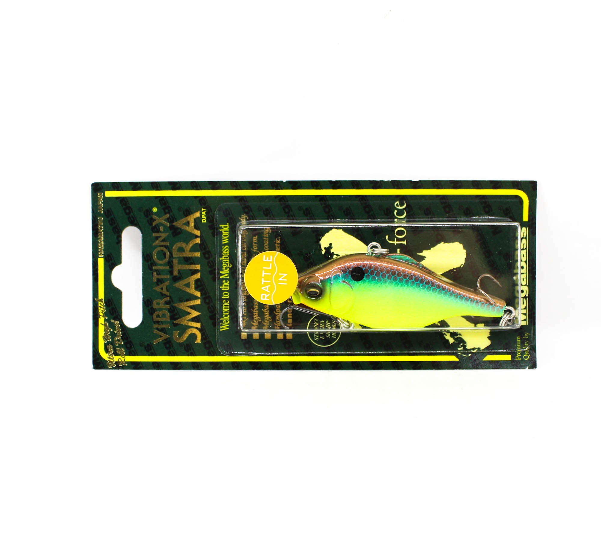 Megabass Vibration-X Smatra Rattle 64.5 mm 1/2 oz Sinking Lure Stre (1552)
