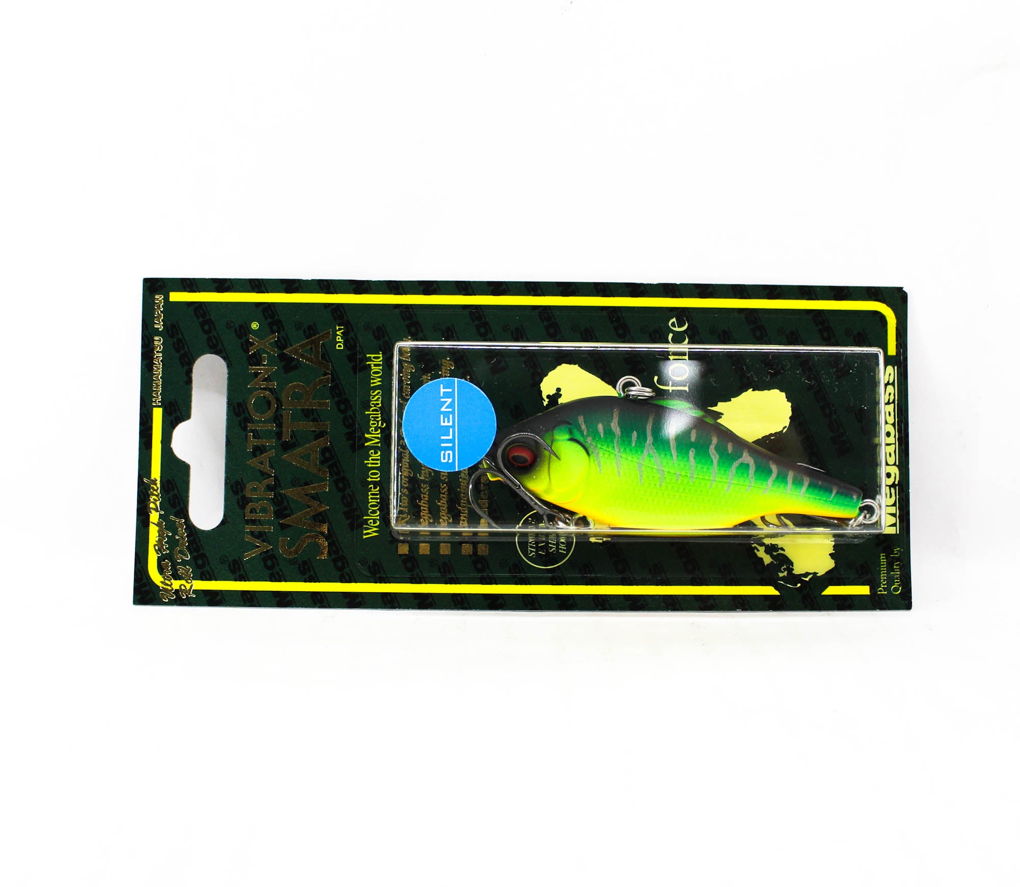 Megabass Vibration-X Smatra Silent 64.5mm 3/8 oz Sinking Lure Tiger (1729)