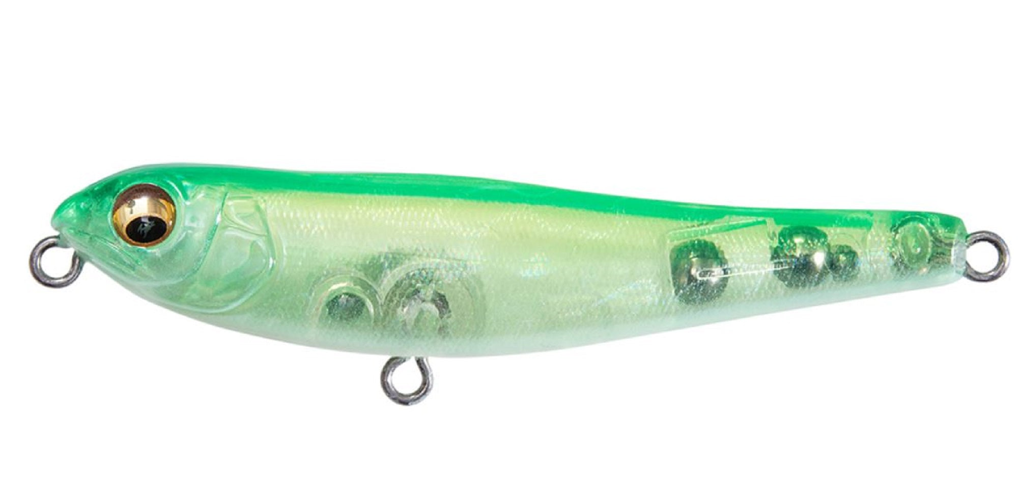Megabass Dog X JR SW 71 mm 6.5 grams Floating Lure GP Glow Lime (2153)
