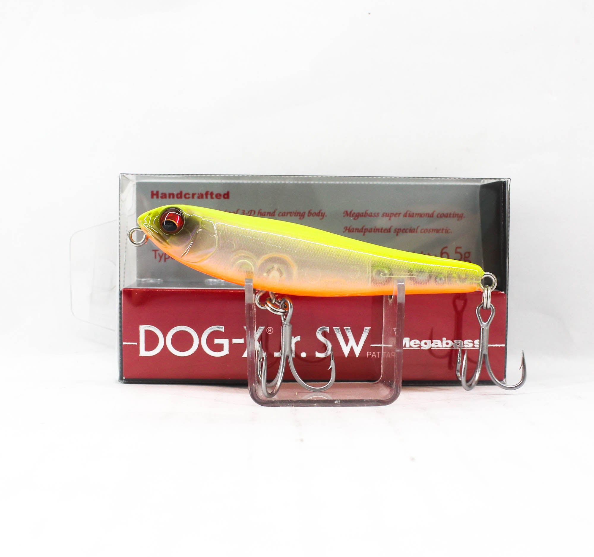 Megabass Dog X JR SW 71 mm 6.5 grams Floating Lure Chart Back OB (2184)