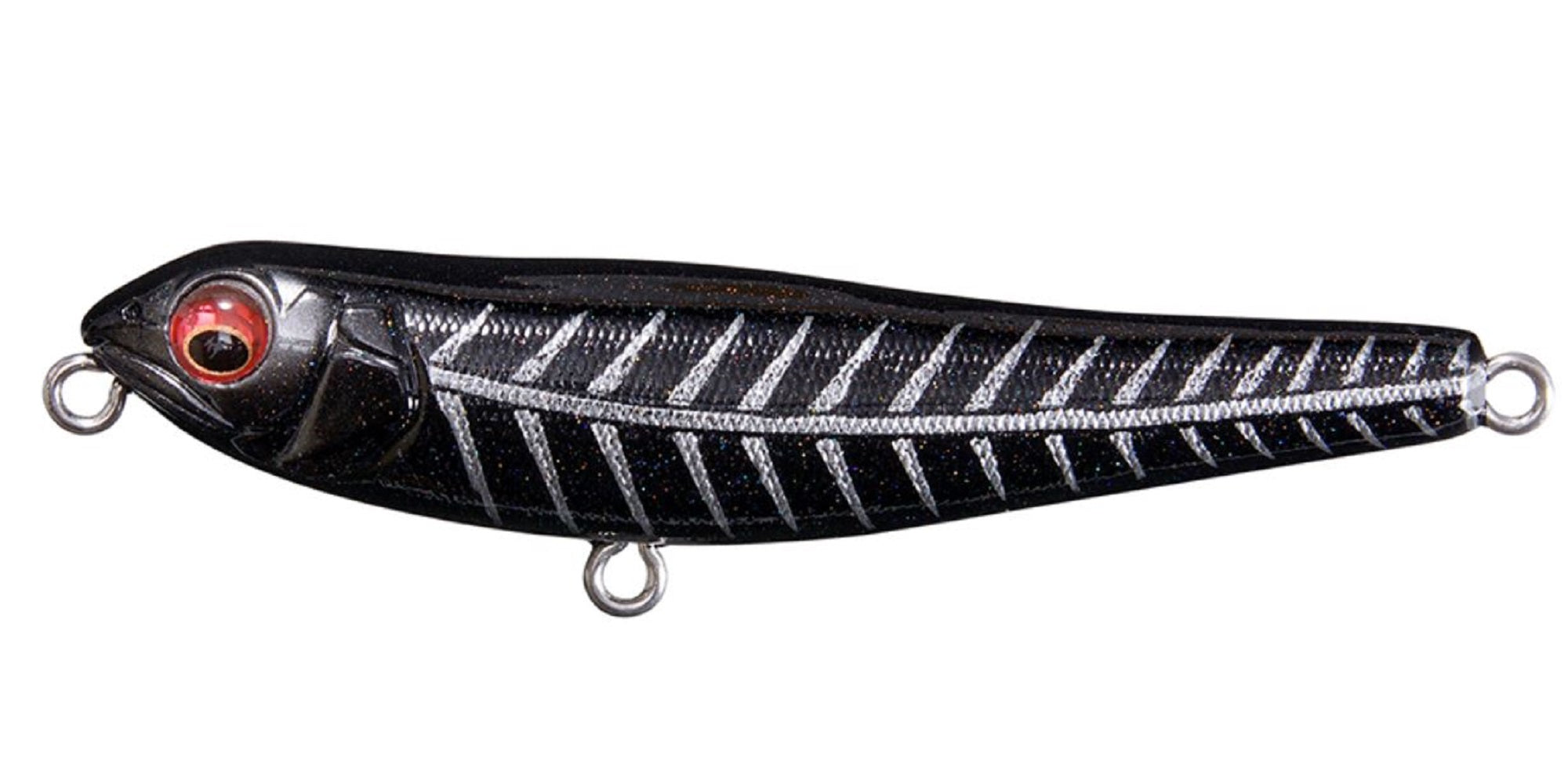 Megabass Dog X JR SW 71 mm 6.5 grams Floating Lure Black Bone (2207)