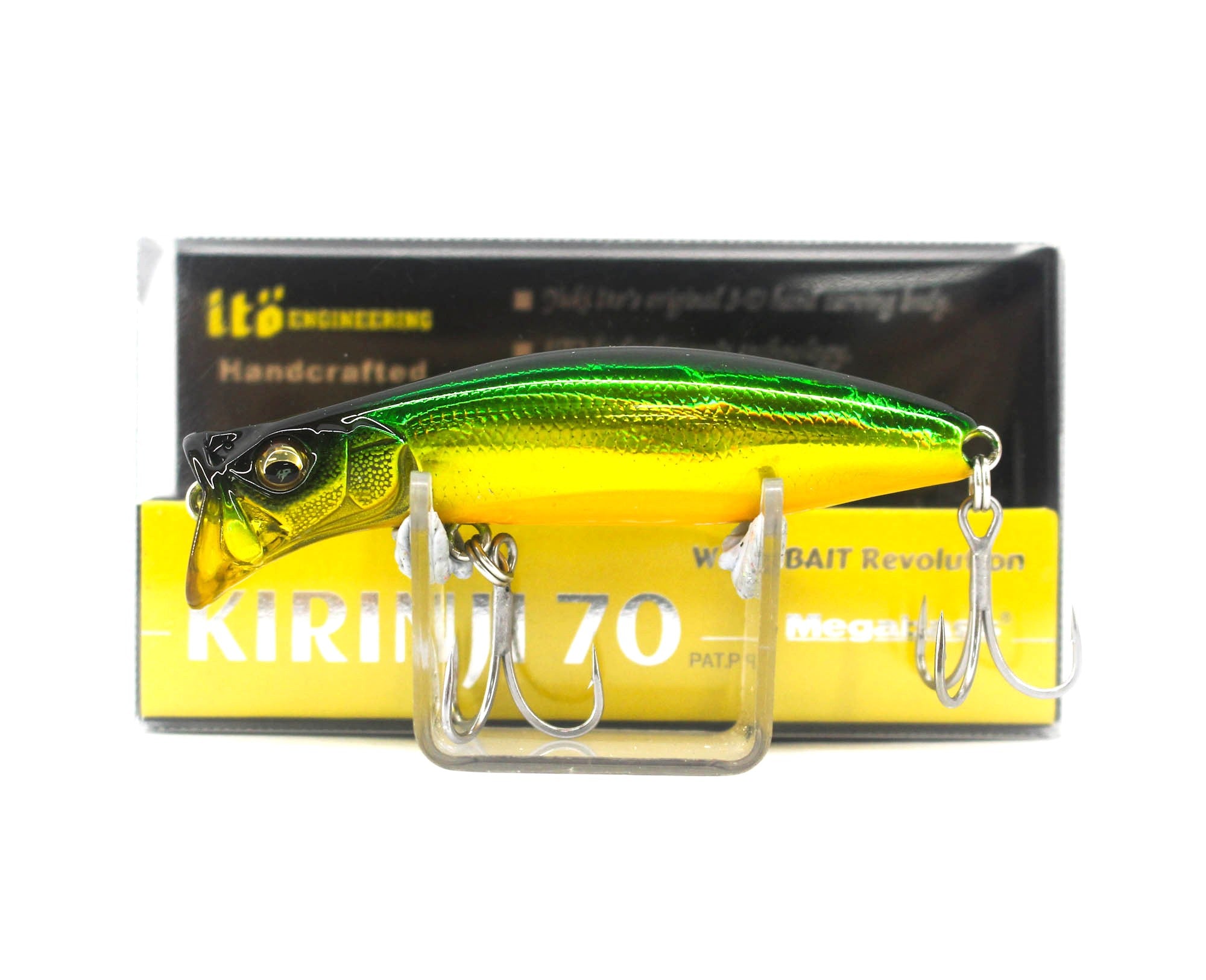 Megabass Kirinji 70 Floating Lure GG Golden Lime OB (3822)