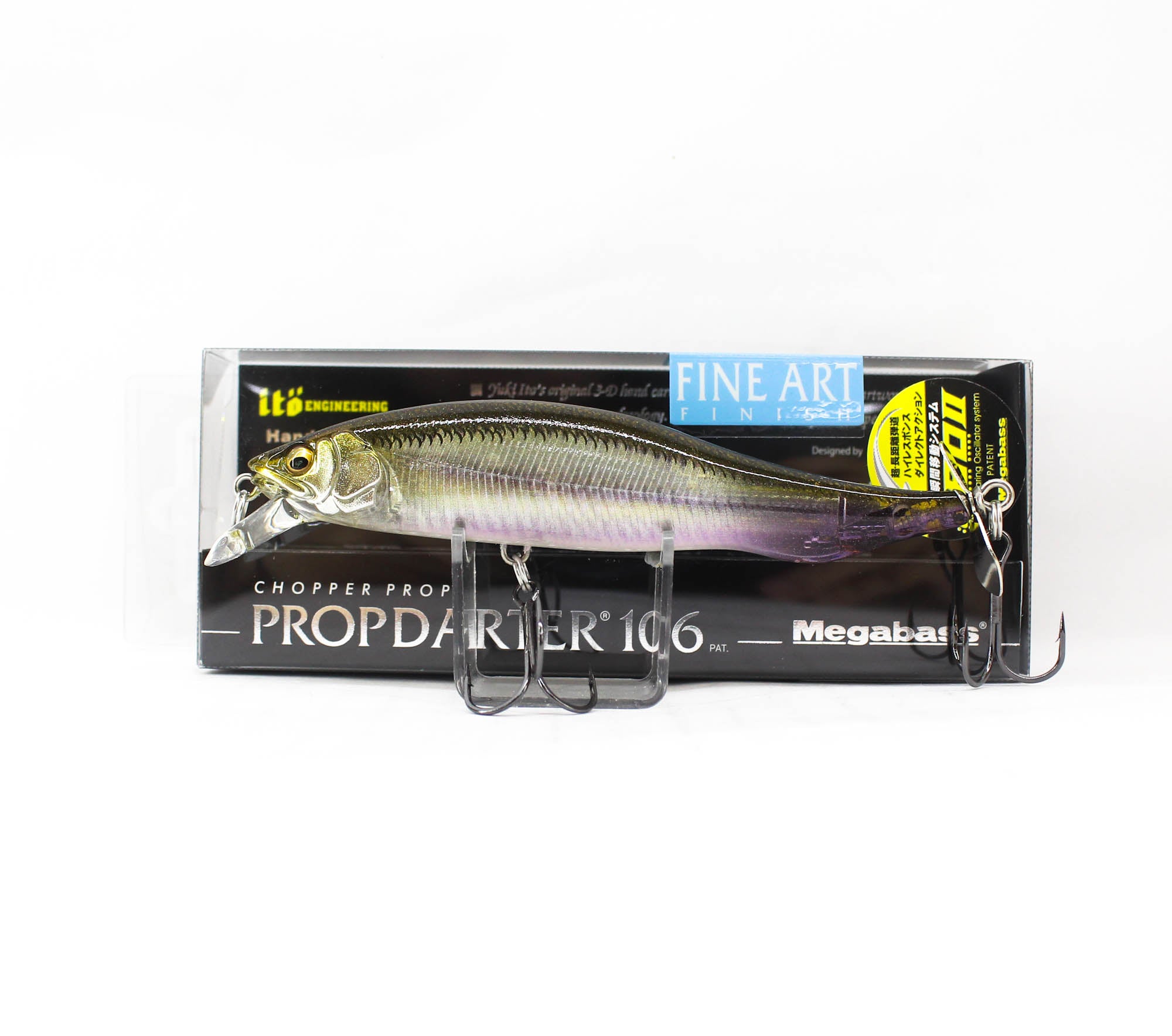 Megabass Prop Darter 106 Floating Lure FA Ghost Wakasagi (4058)