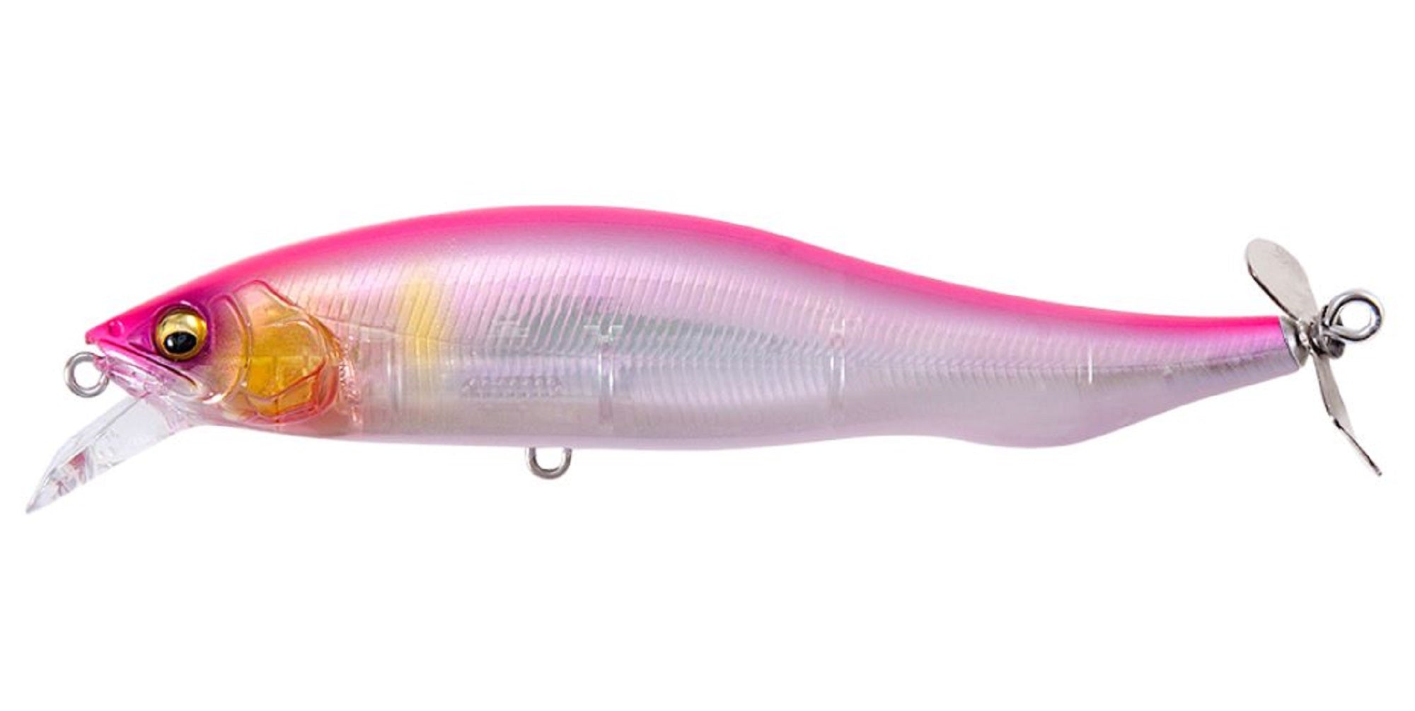 Megabass Prop Darter 106 Floating Lure GP Aurora Pink Back (4096)
