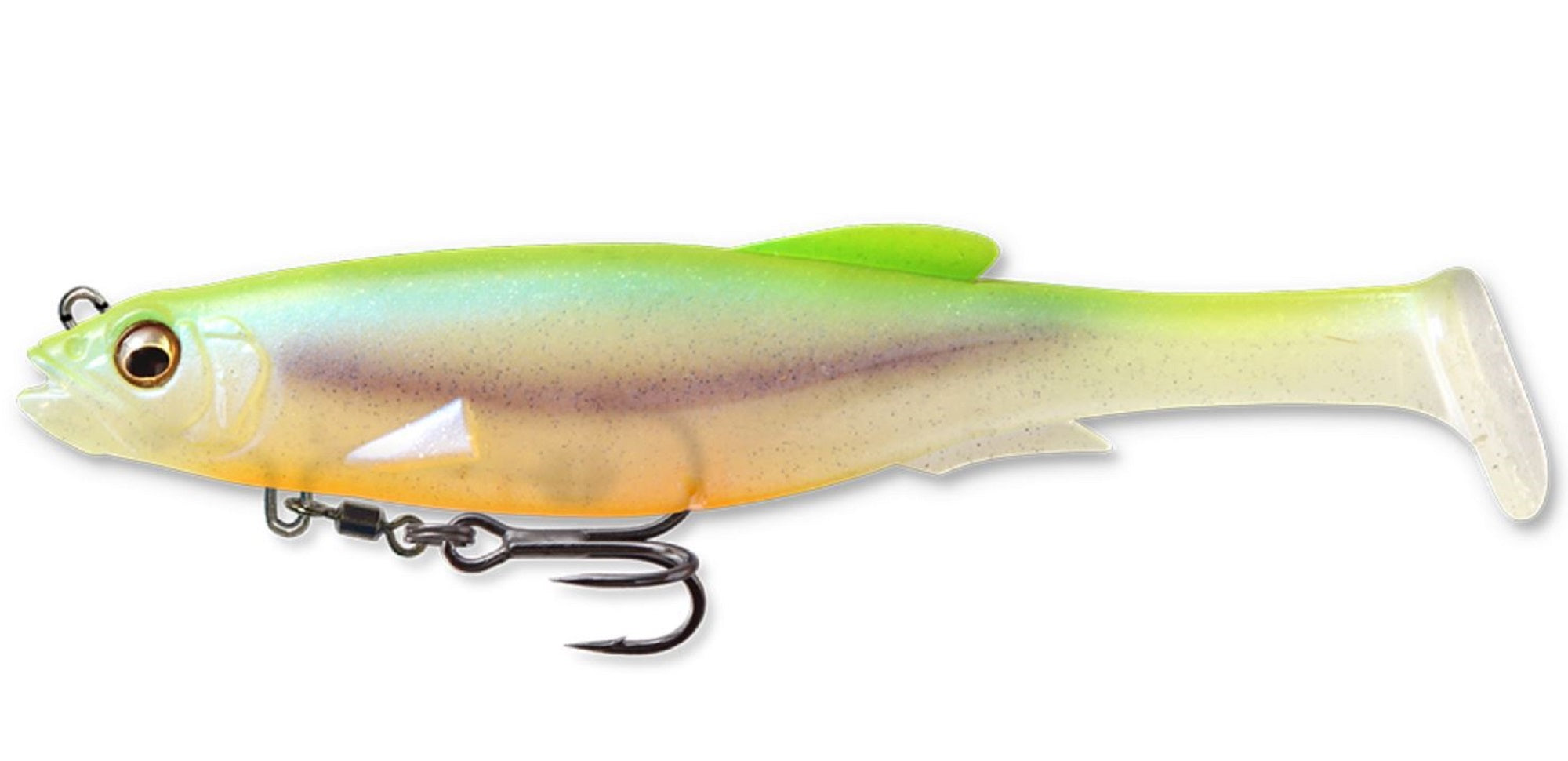 Megabass Soft Lure Mag Draft 6 Inch Sinking Lure Chart Back Shad (8339)
