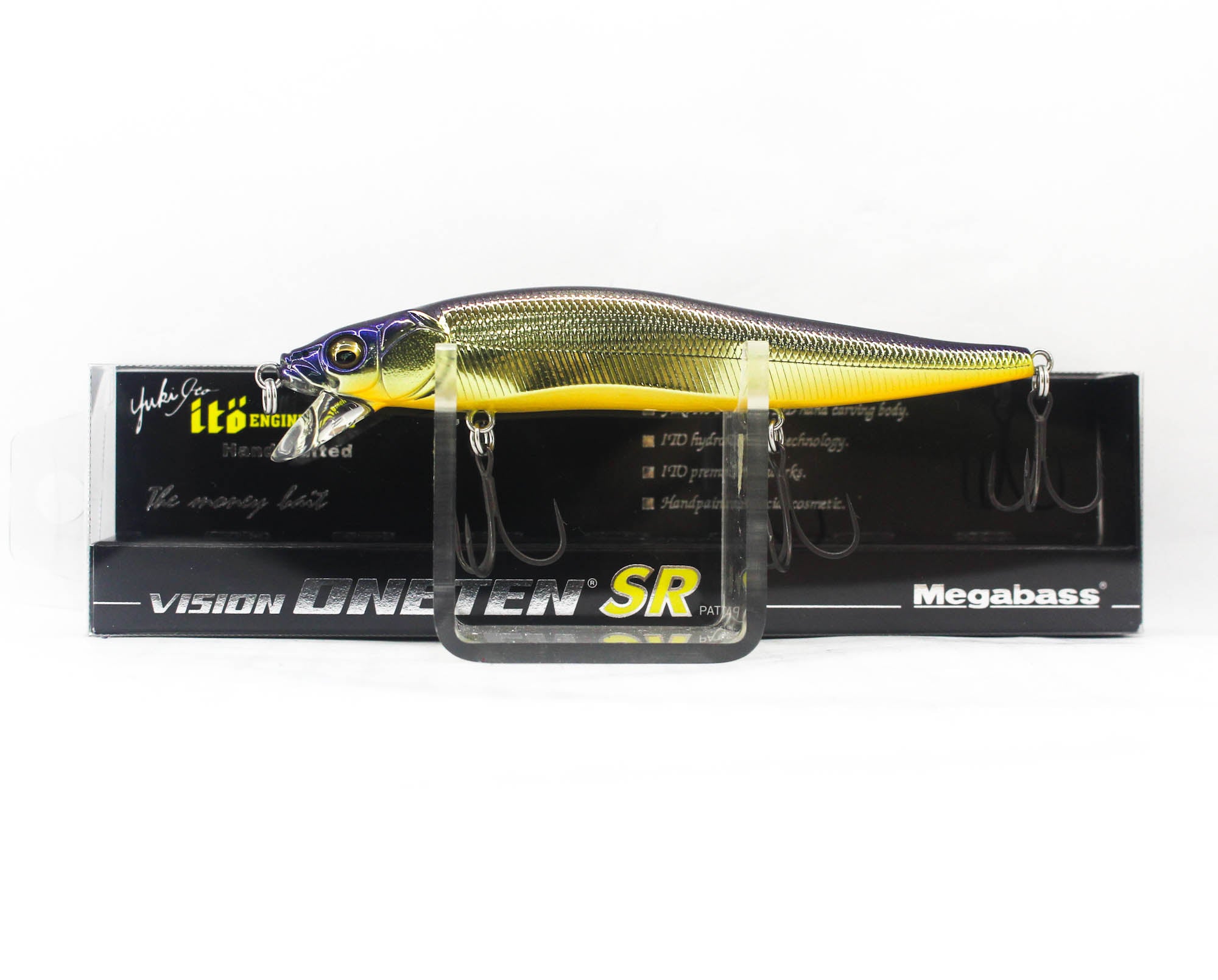 Megabass Vision 110 Oneten SR Slow Floating Lure M Champagne Black (0400)