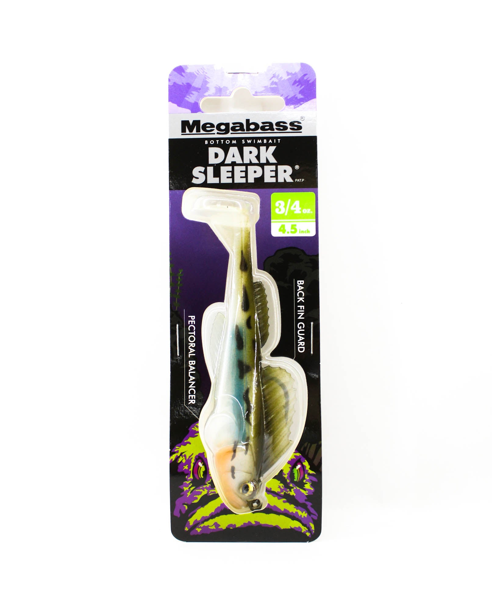 Megabass Soft Lure Dark Sleeper 4.5 Inch 3/4 oz Haze (2671)