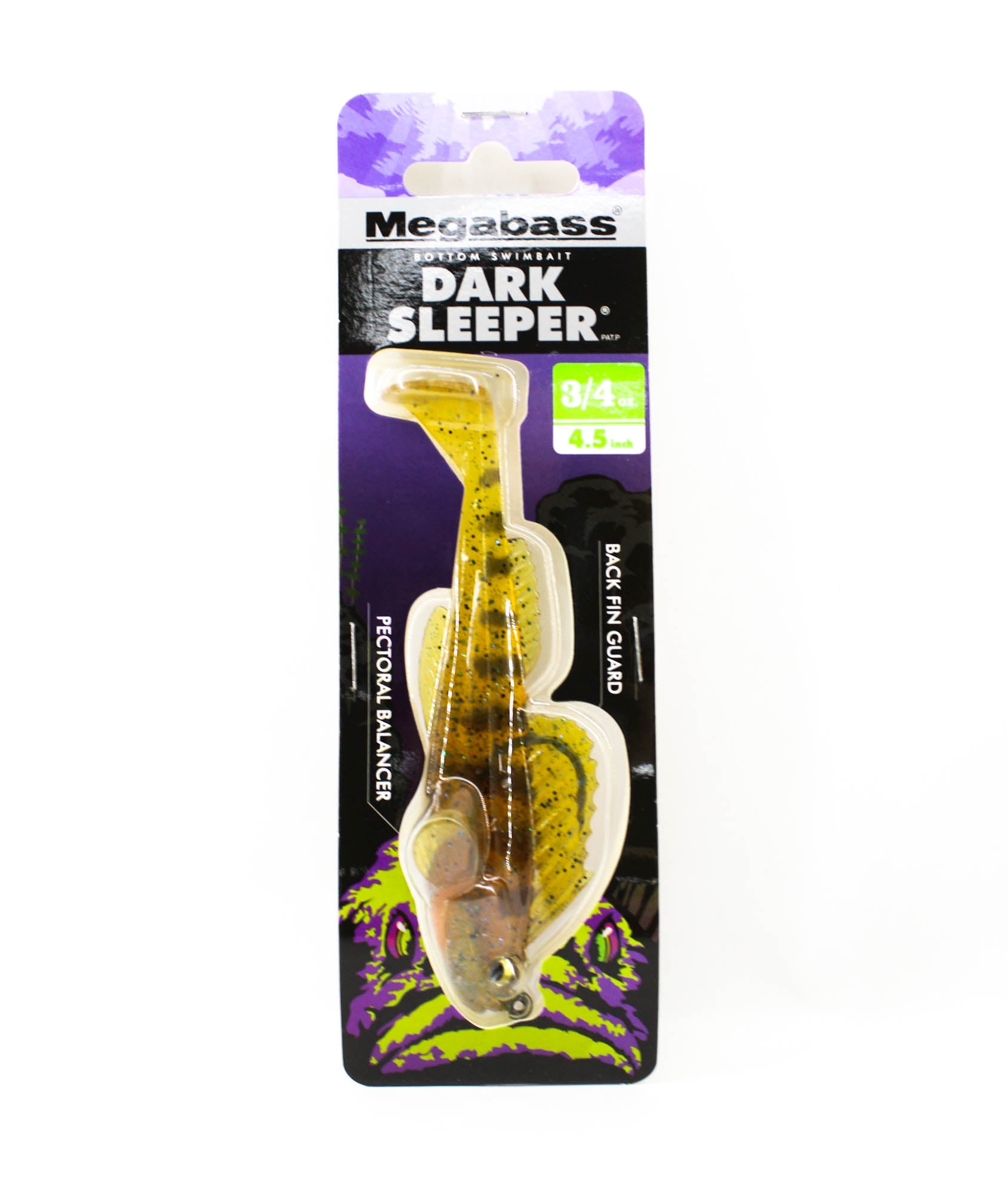 Megabass Soft Lure Dark Sleeper 4.5 Inch 3/4 oz Numachichibu (2763)