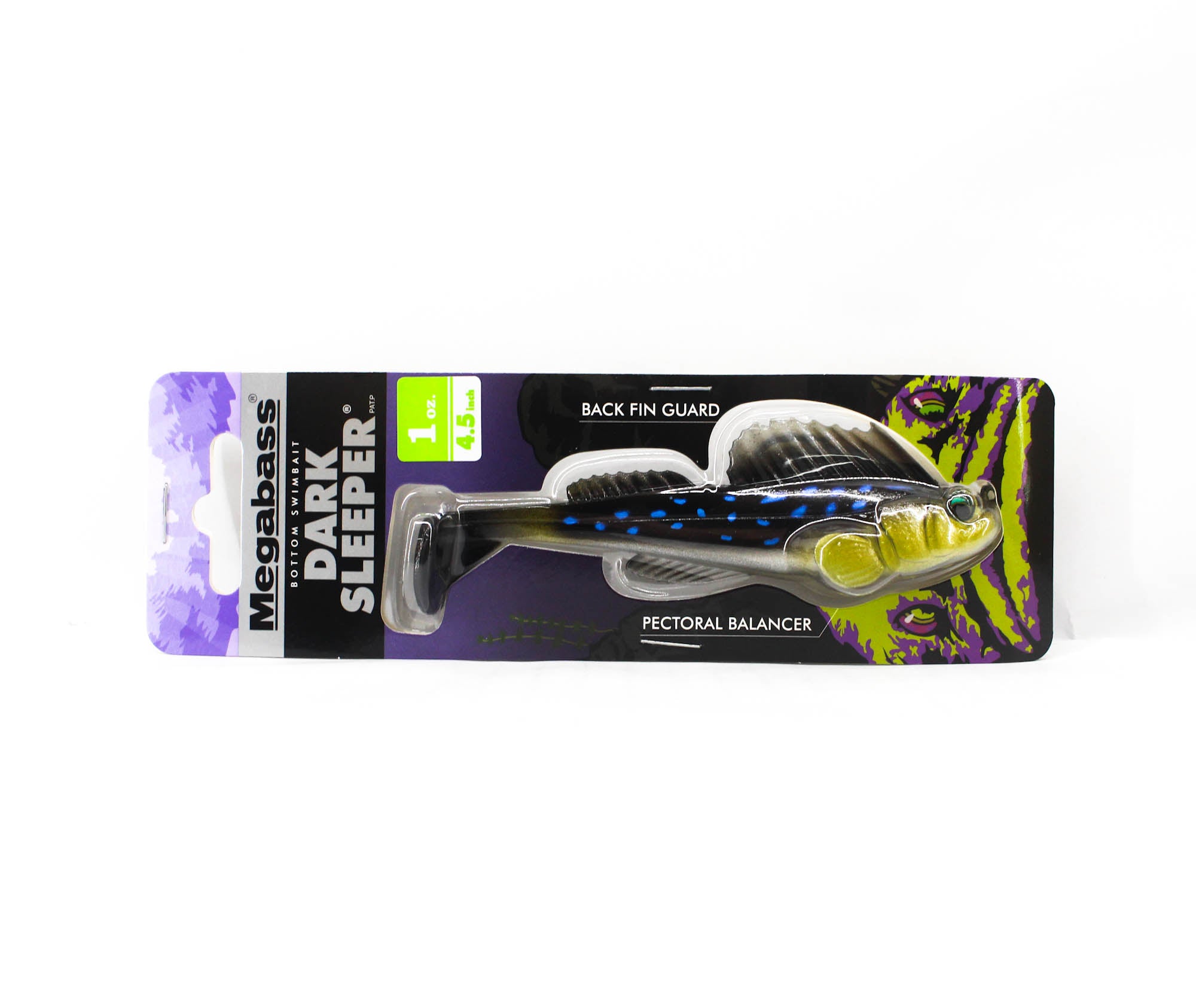 Megabass Soft Lure Dark Sleeper 4.5 Inch 1 oz Mudskipper (2817)