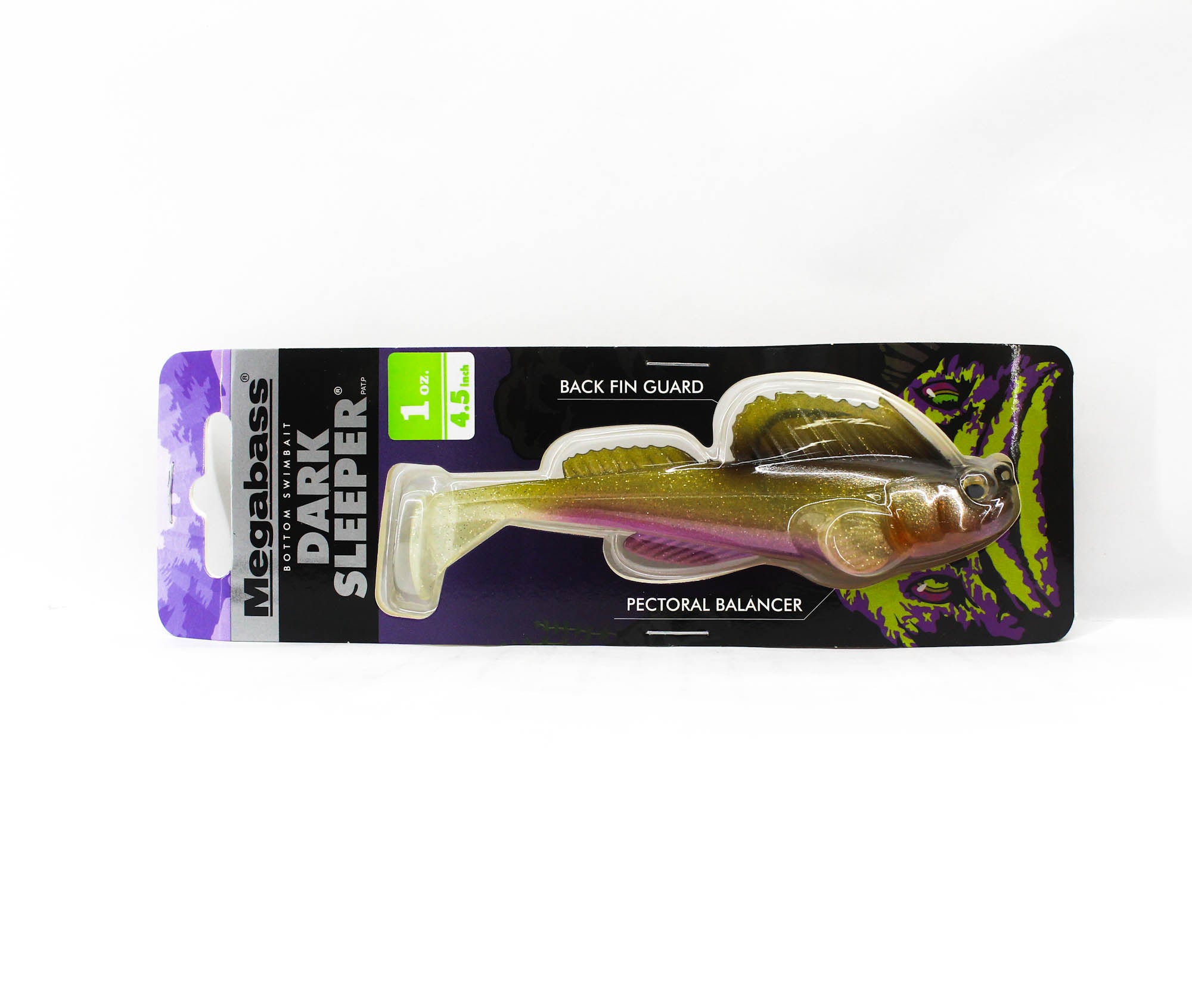 Megabass Soft Lure Dark Sleeper 4.5 Inch 1 oz Smelt (2855)