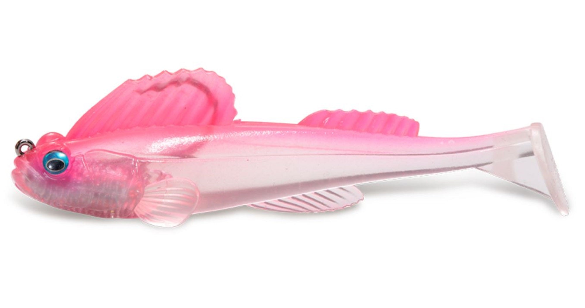 Megabass Soft Lure Dark Sleeper 4.5 Inch 1 oz Clear Pink (2862)