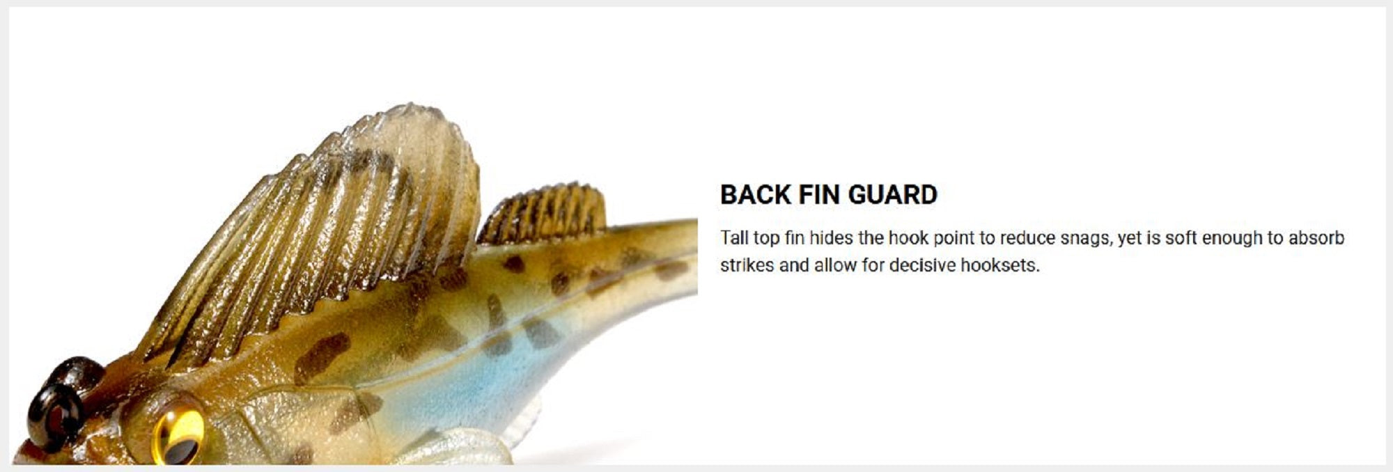 Megabass Soft Lure Dark Sleeper 4.5 Inch 1 oz Clear Chart (2879)