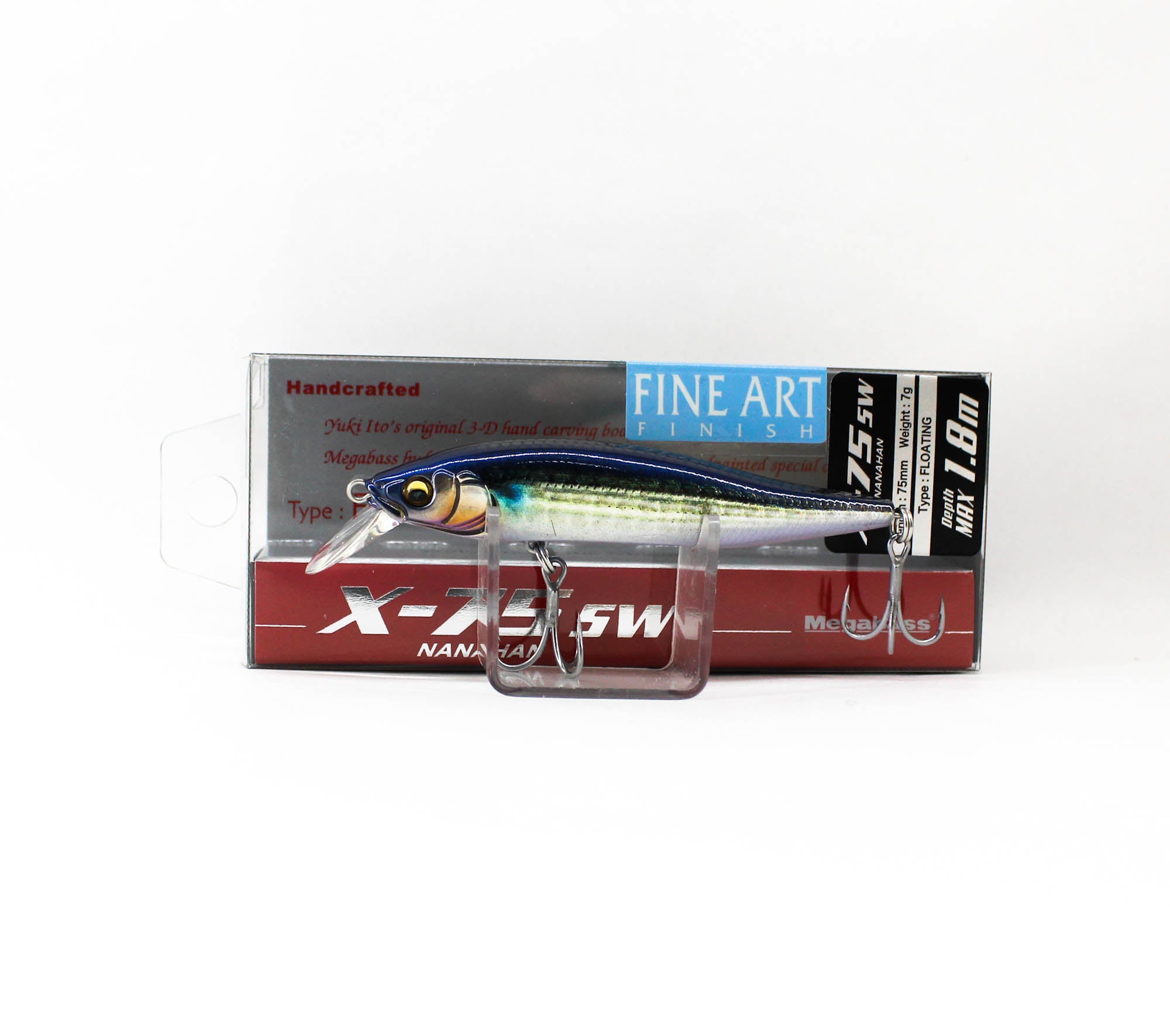 Megabass X-Nanahan SW 75 mm 1/4 oz Floating Lure FA Bora (3470)