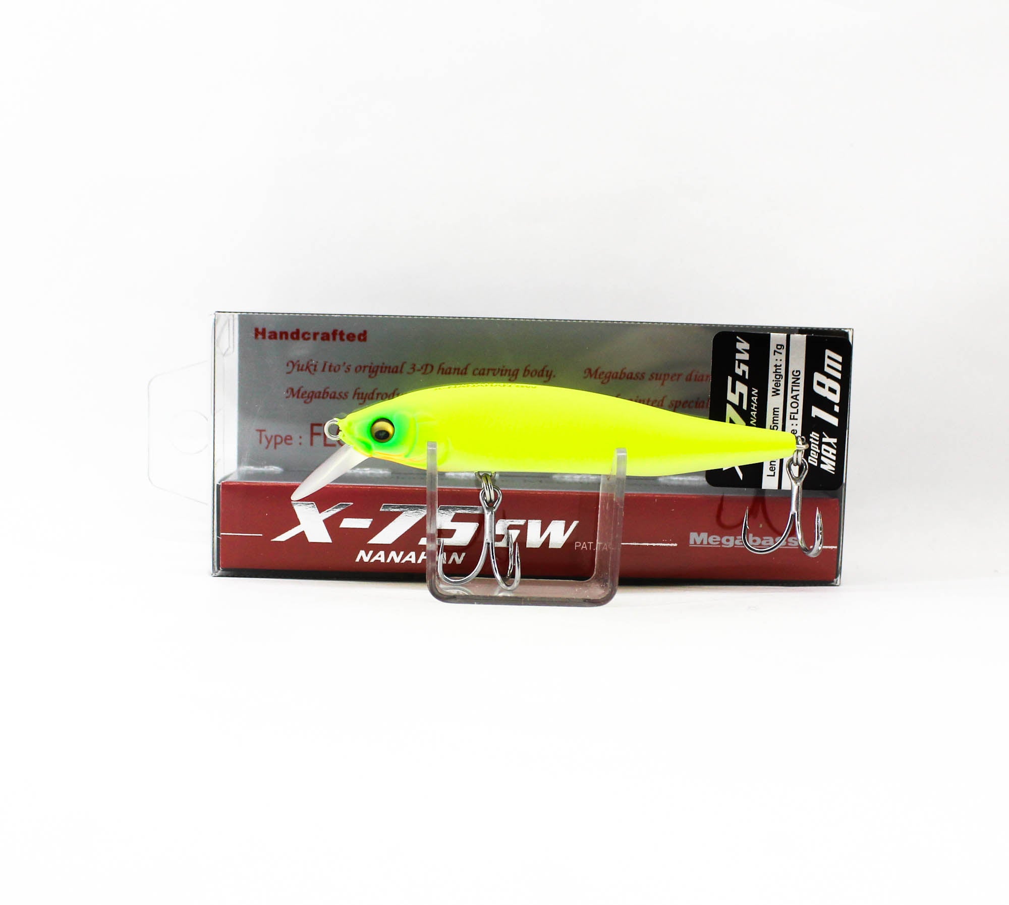 Megabass X-Nanahan SW 75 mm 1/4 oz Floating Lure Do Chart (3555)