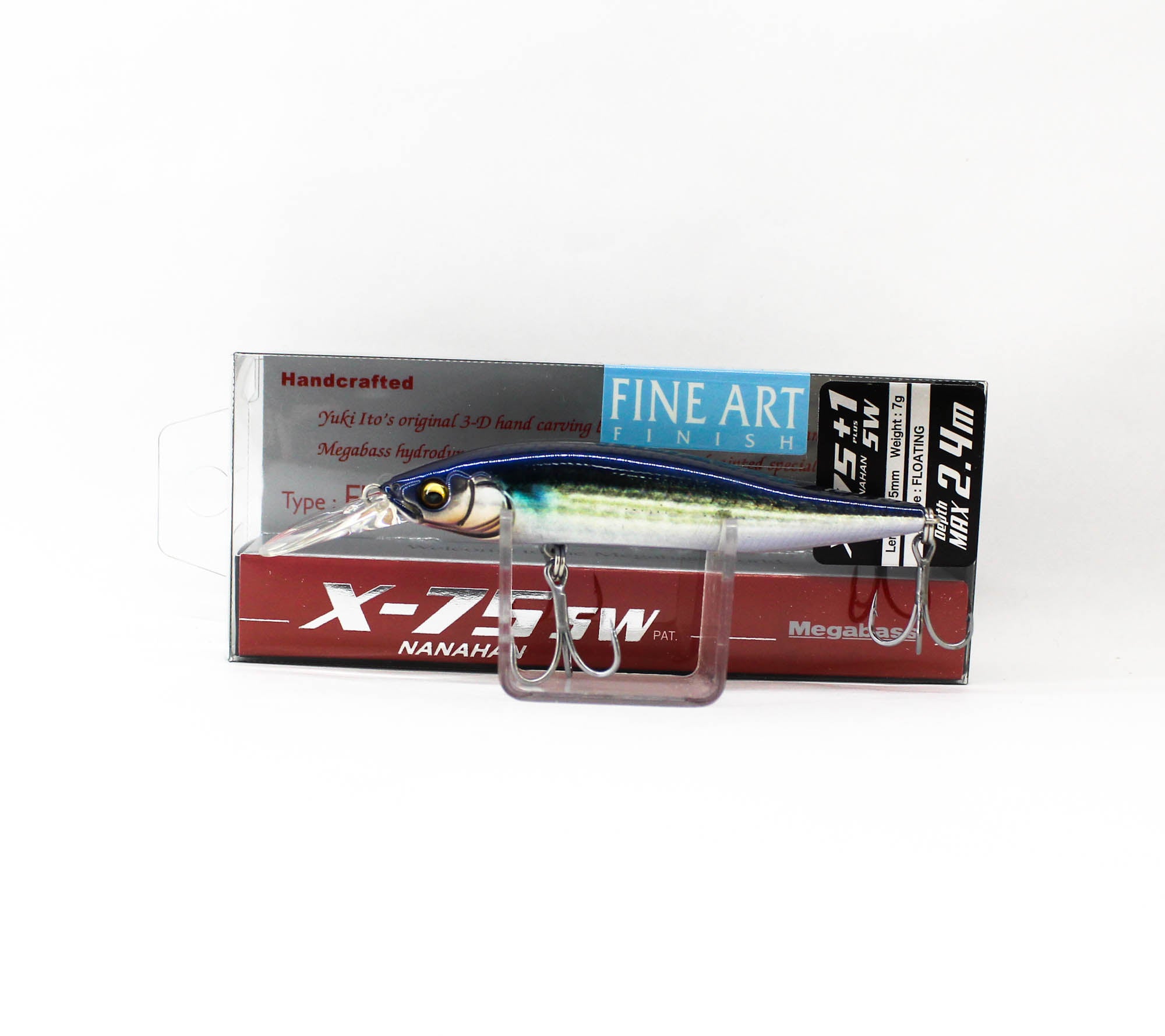 Megabass X-Nanahan +1 SW 75 mm 1/4 oz Floating Lure FA Bora (3593)
