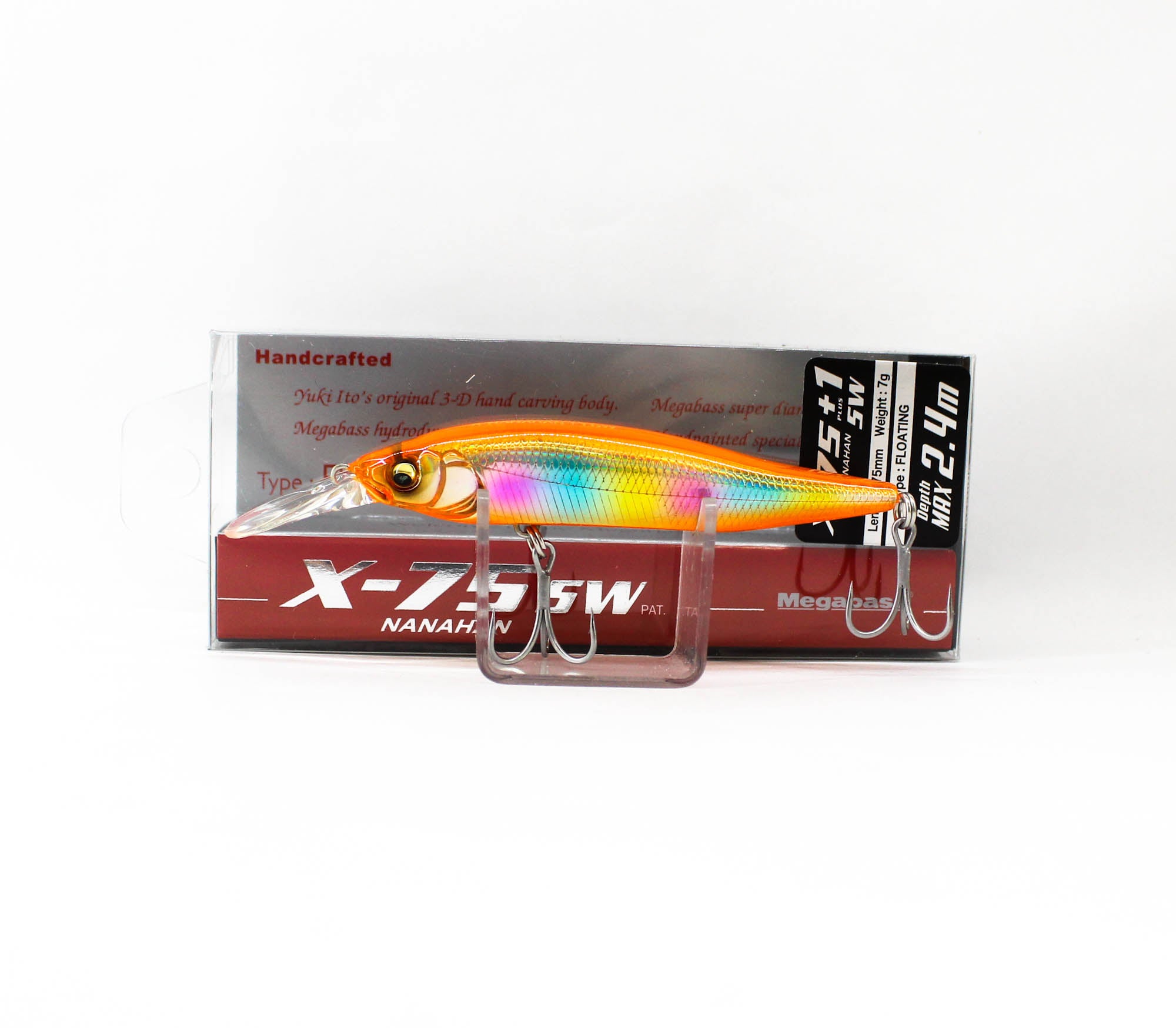Megabass X-Nanahan +1 SW 75 mm 1/4 oz Floating Lure Joyato Magic (3647)
